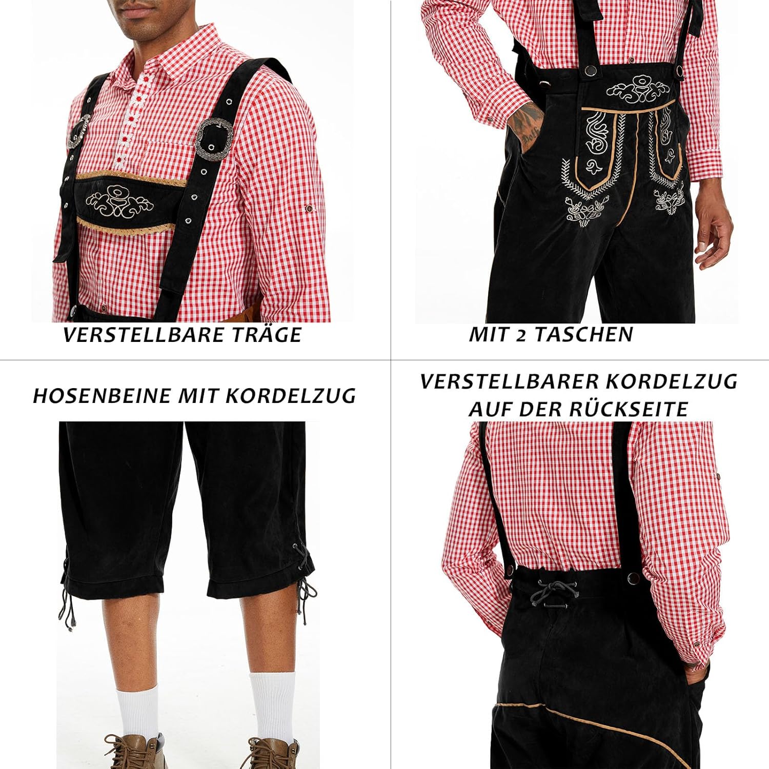 Pantalones de cuero YAOBAOLE