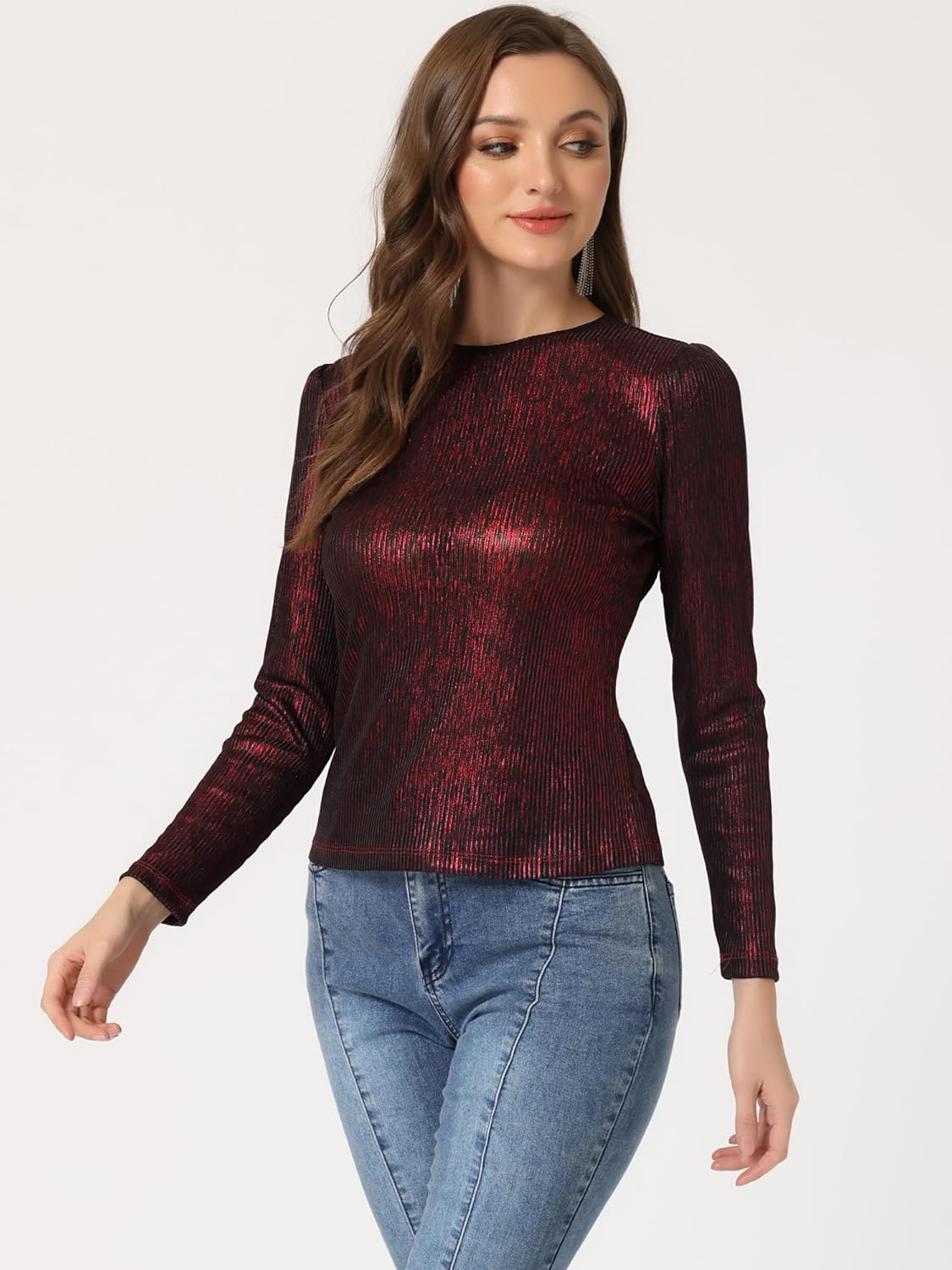 Camisa Navideña Brillante Allegra