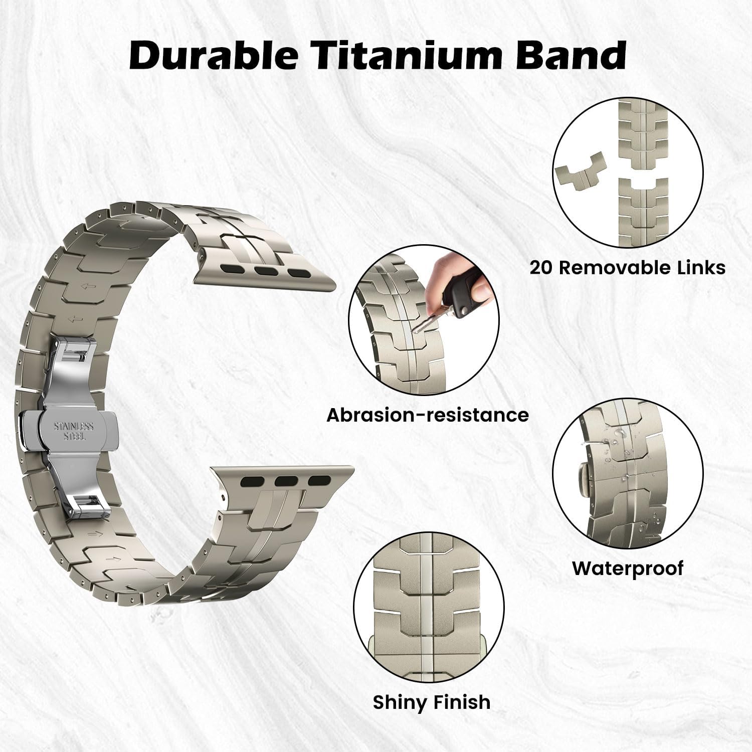 Pulsera Titanio Apple Watch