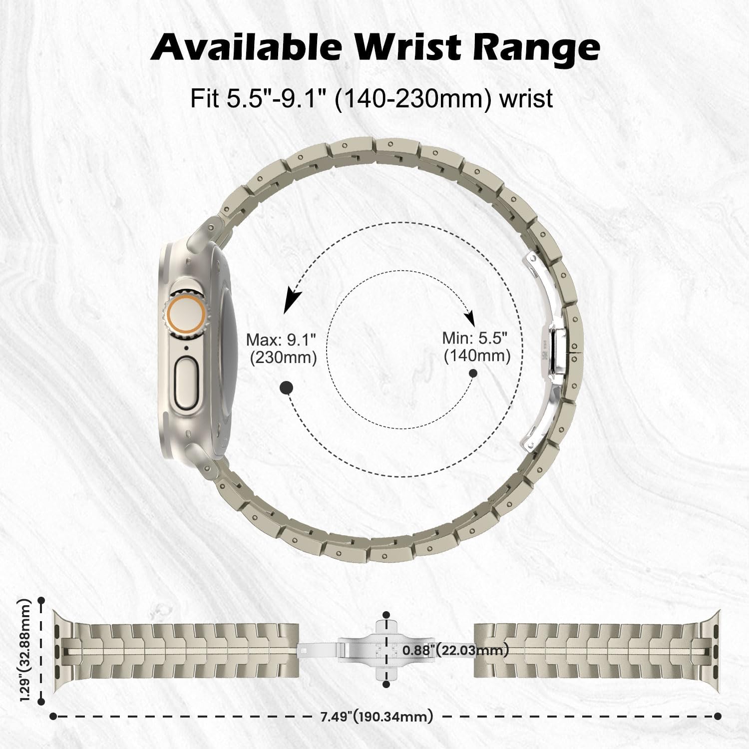 Pulsera Titanio Apple Watch