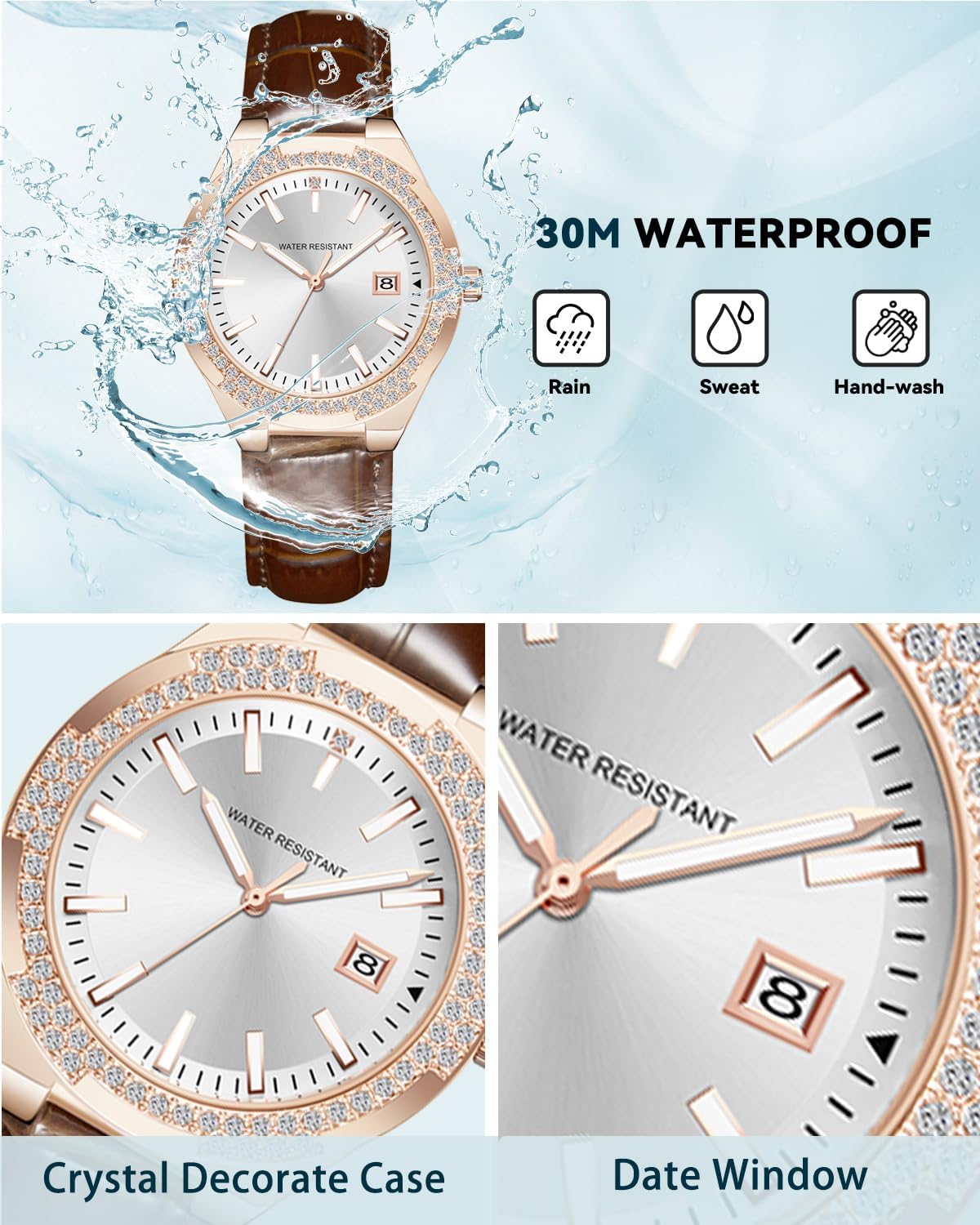 Reloj Elegante CIVO Oro Rosa