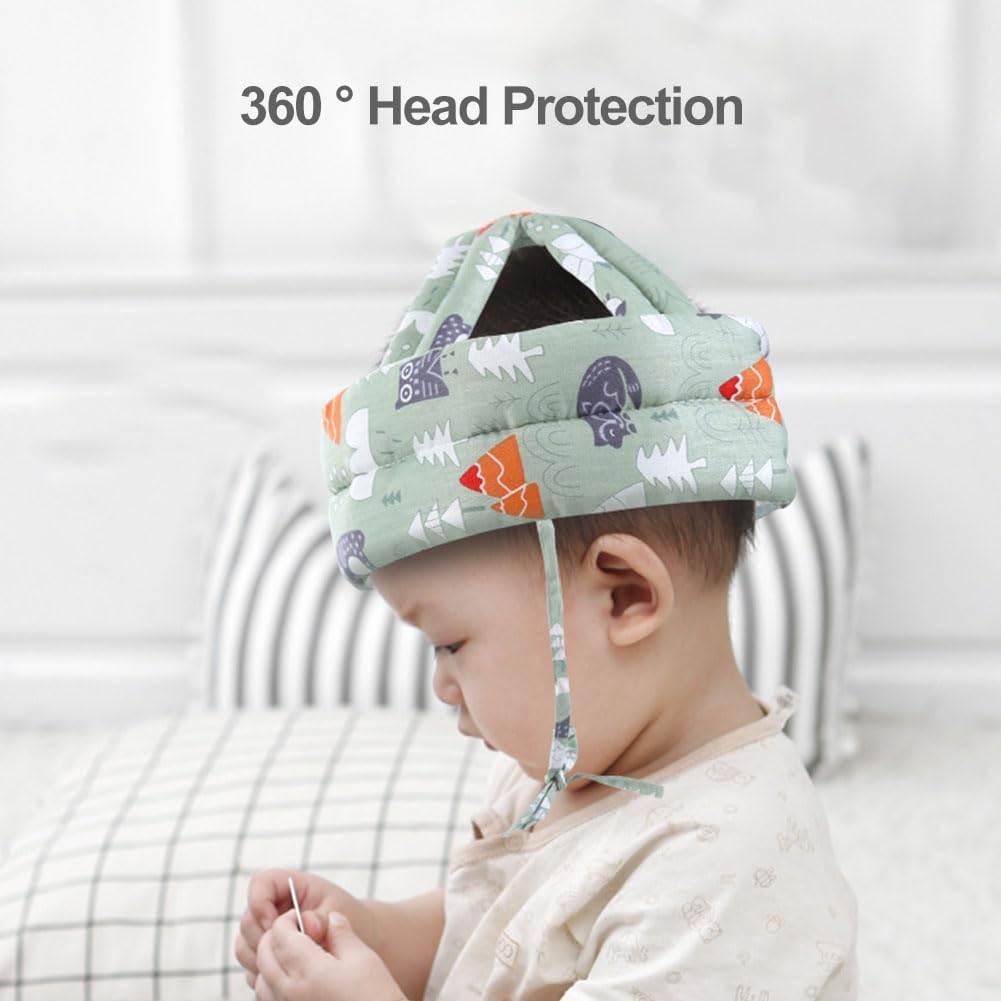 Casco protector ajustable bebé