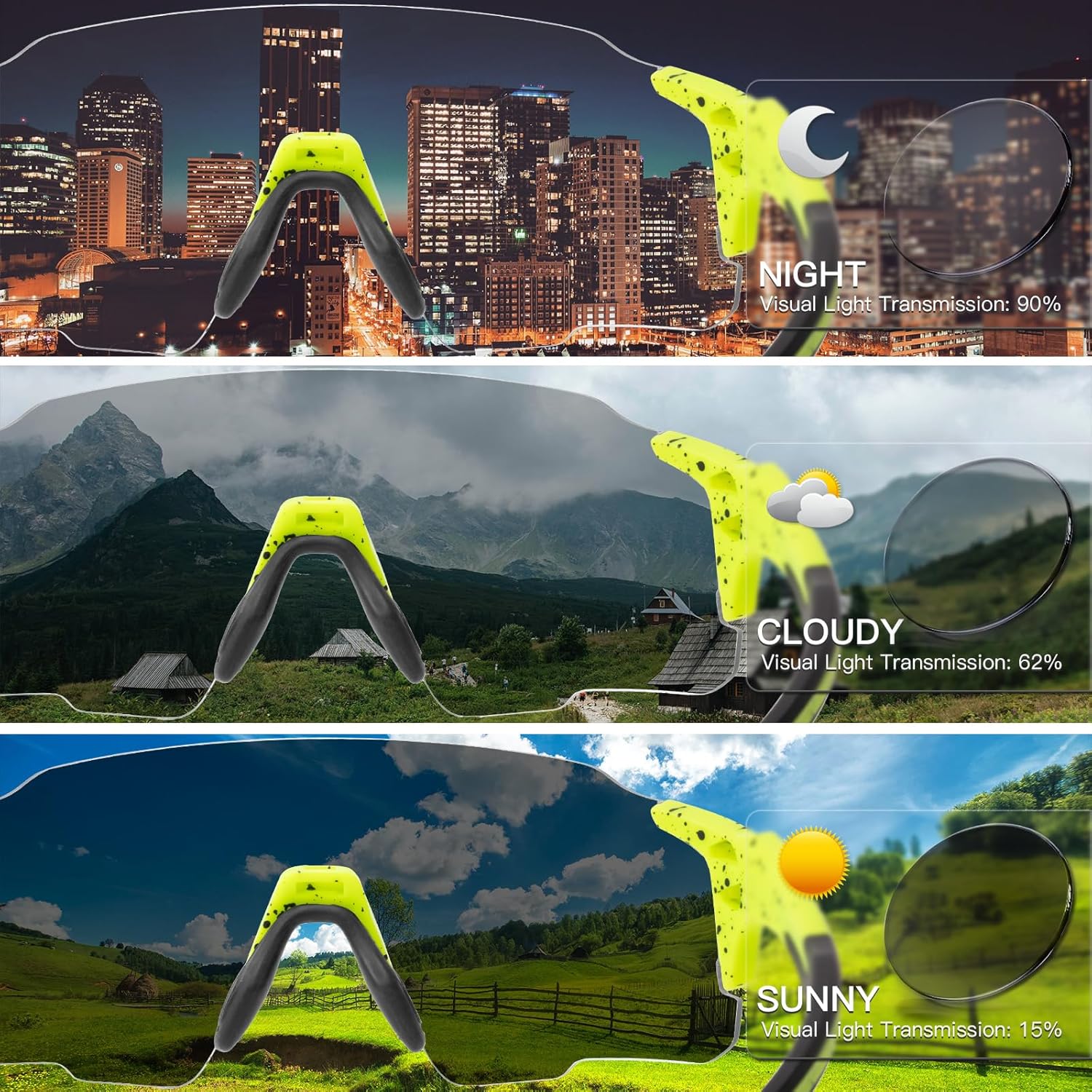 Gafas Fotocromáticas Ciclismo