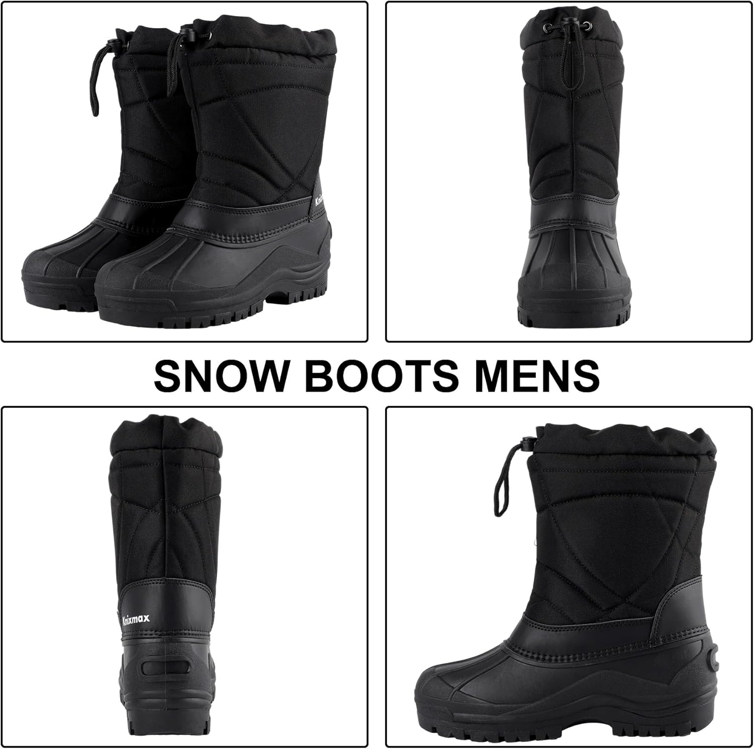 Botas de Nieve Impermeables Hombre