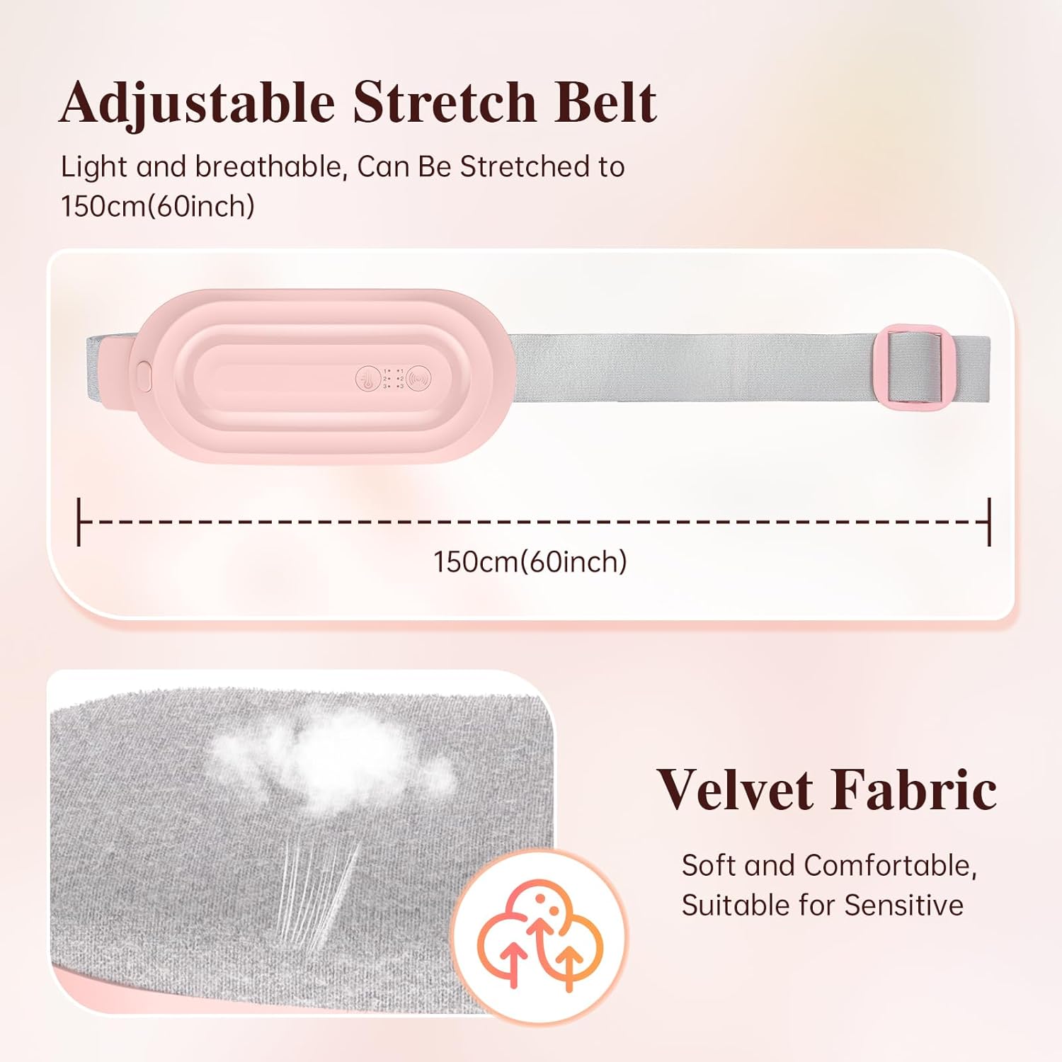 Almohadilla térmica menstrual