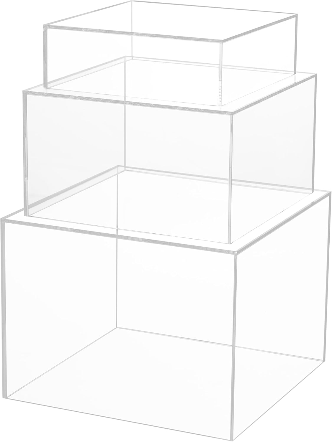 Cajas Acrílicas Expositoras 3Pz.
