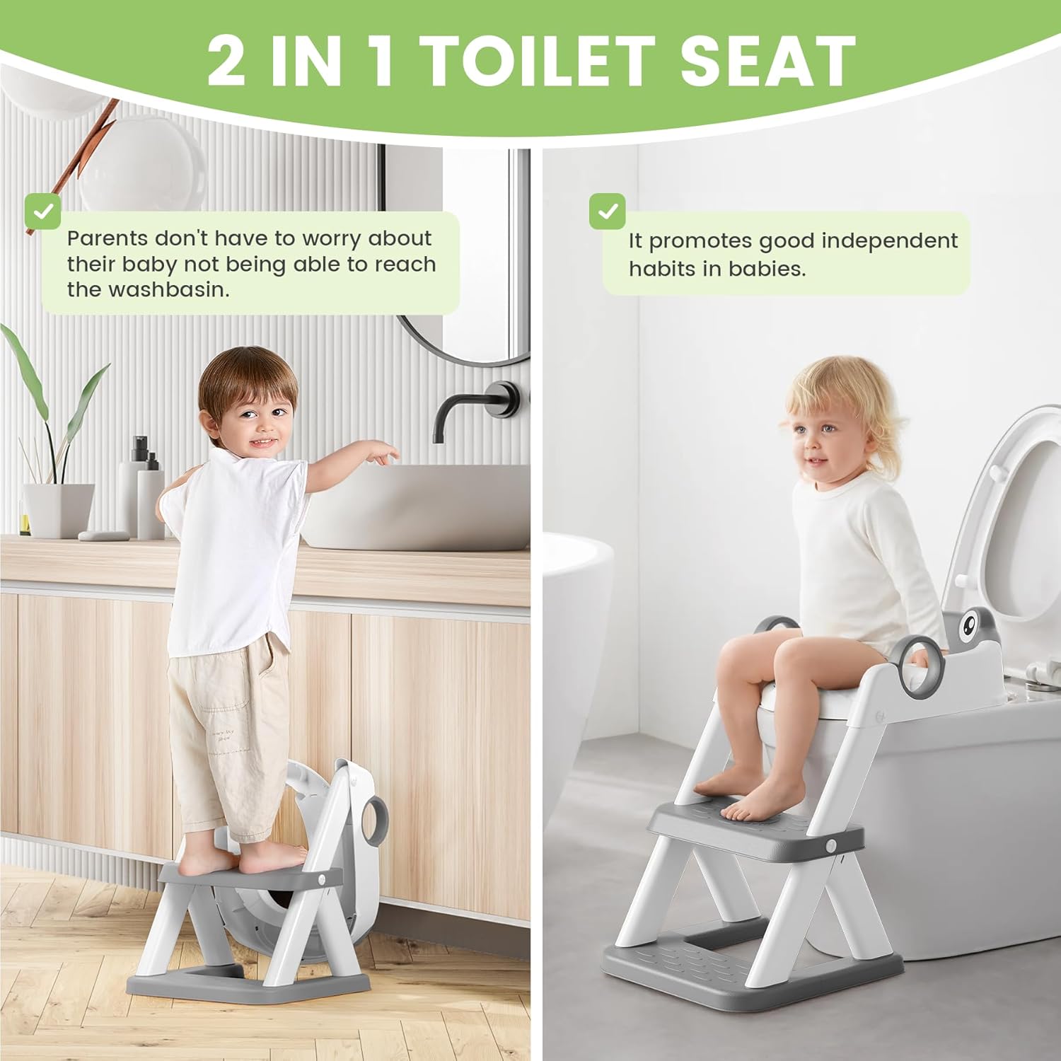 Adaptador WC Niños 2 en 1