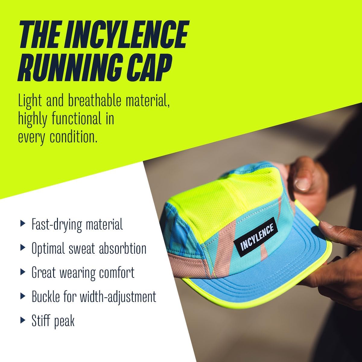 Gorra de running INCYLENCE