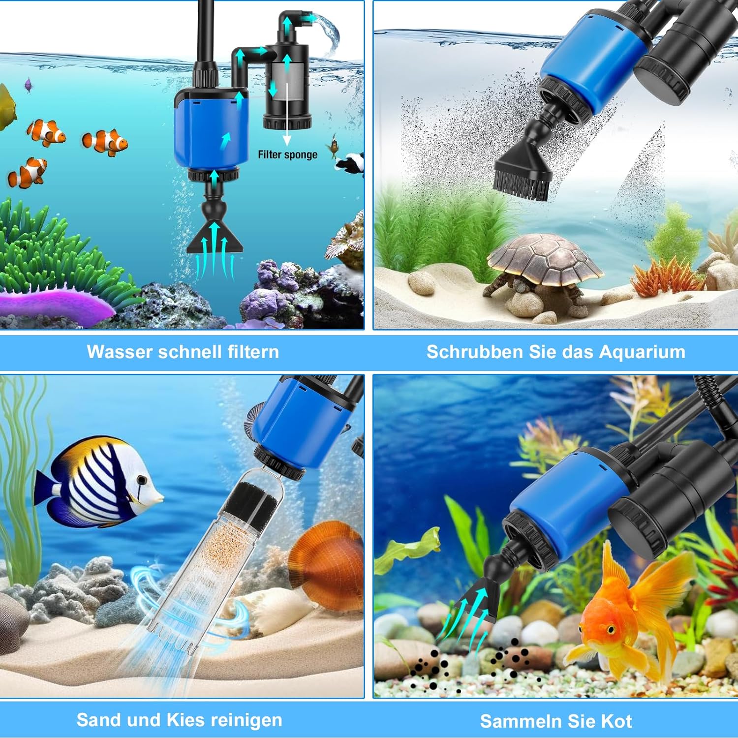 Aspirador Acuario 6 en 1 36W