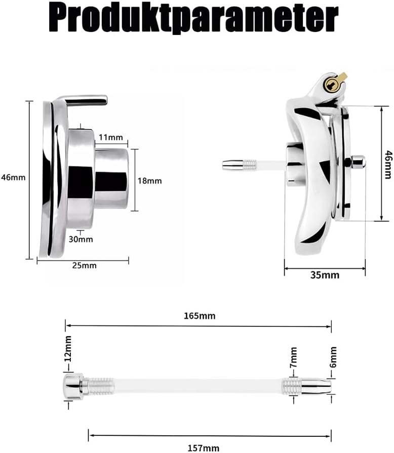 Cinturón de castidad masculino