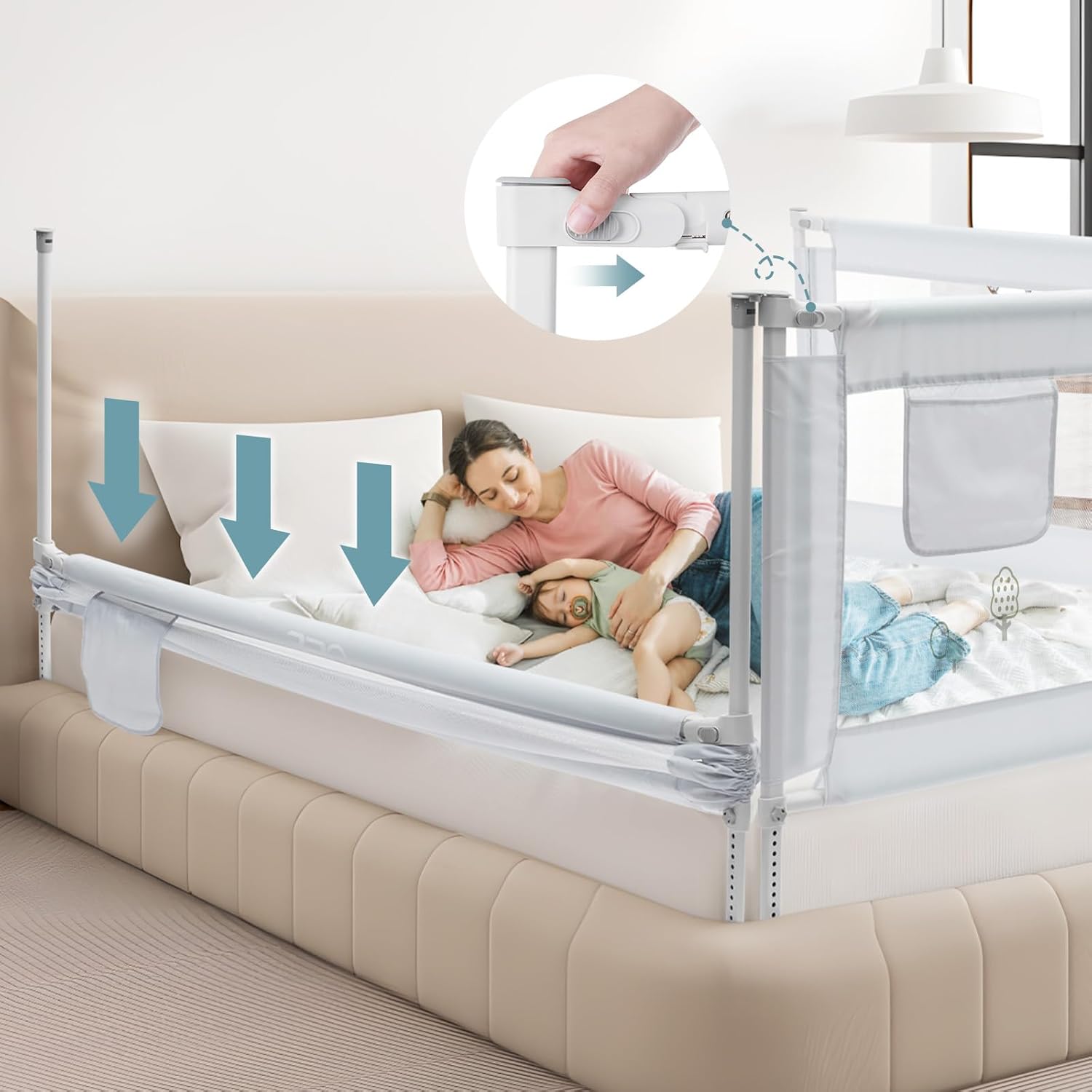 Barrera cama ajustable 200 cm