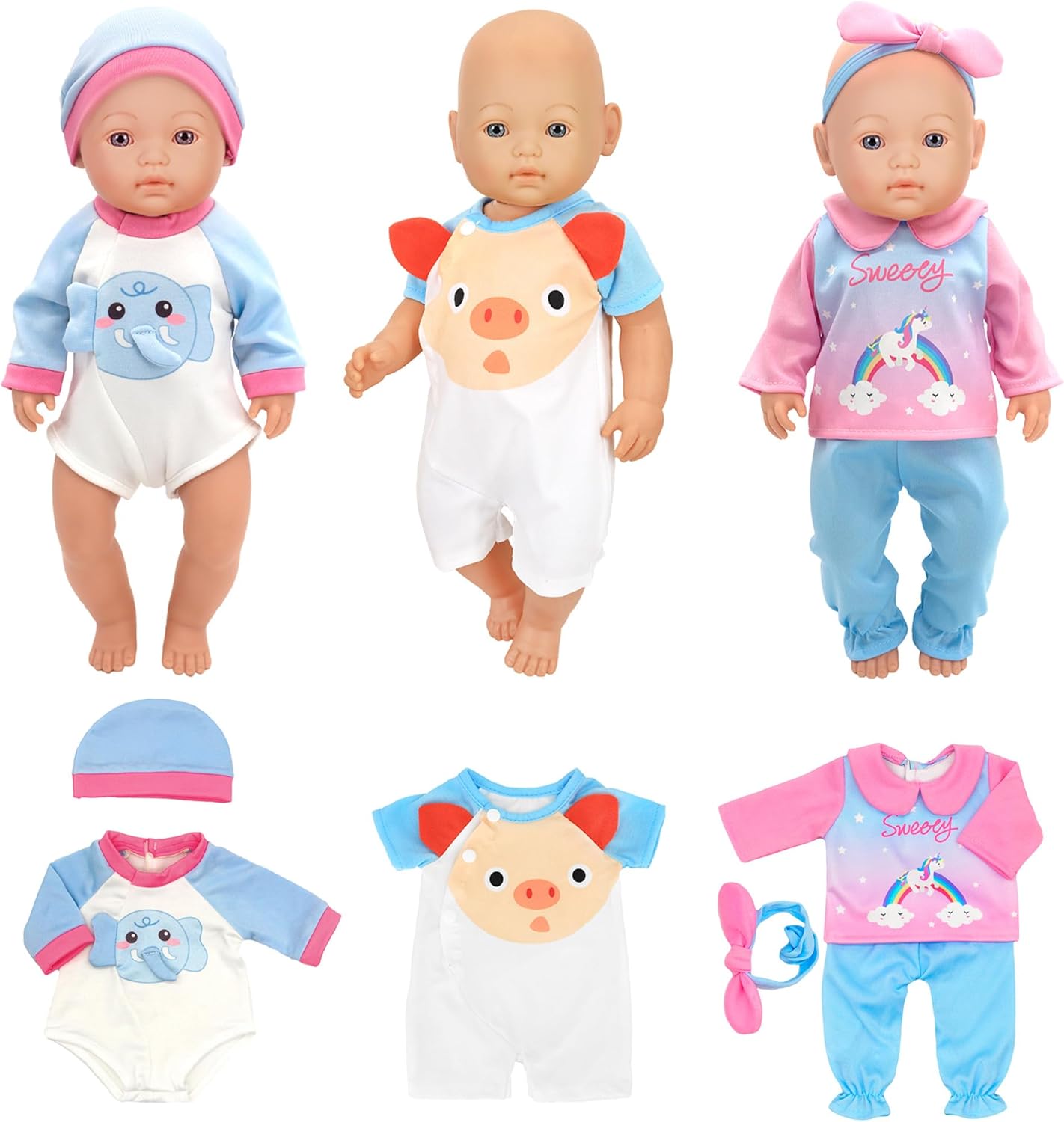 Conjuntos Ropa para Muñecas 43cm