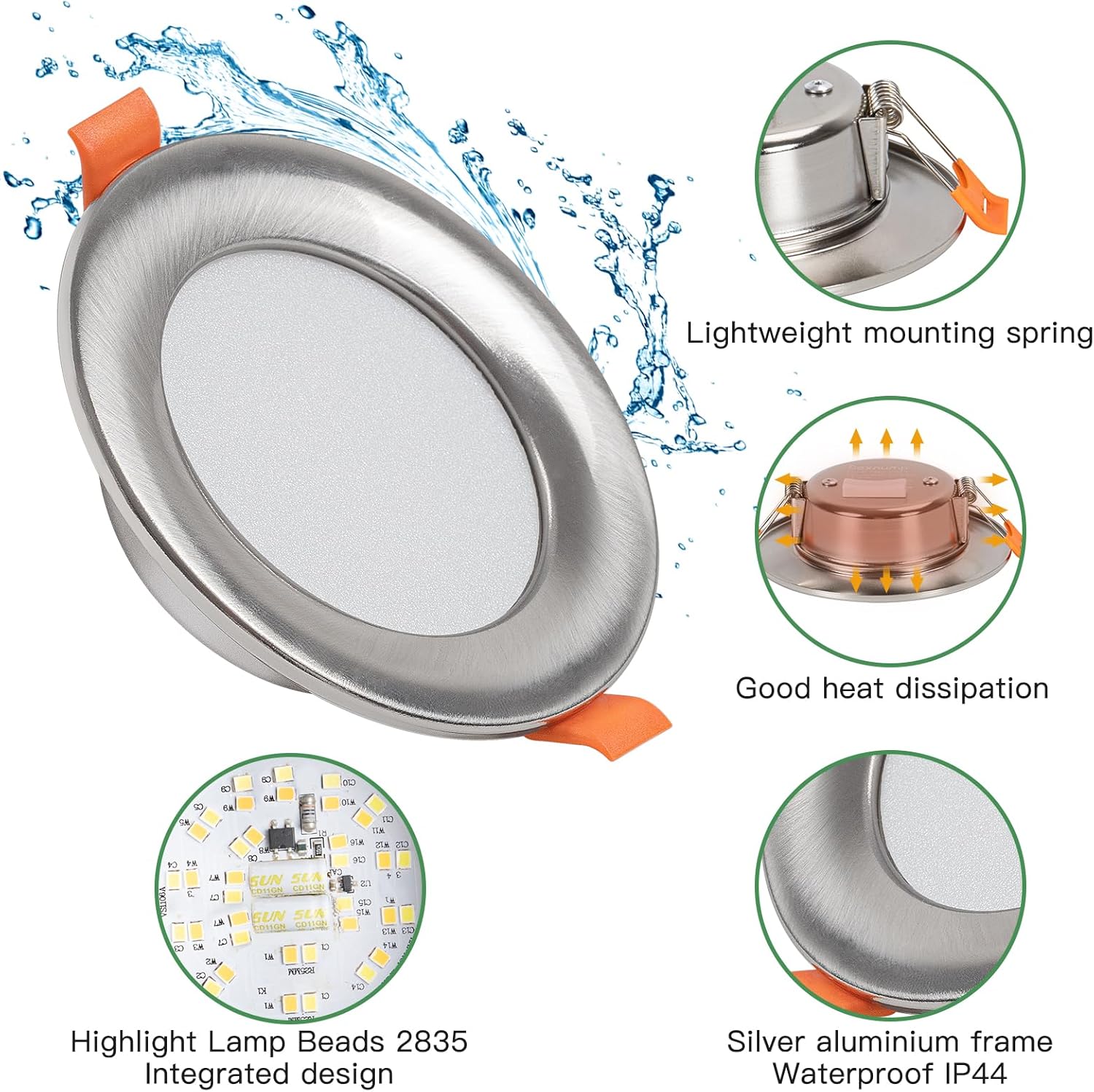 Plafones LED Ultraplanos 7W