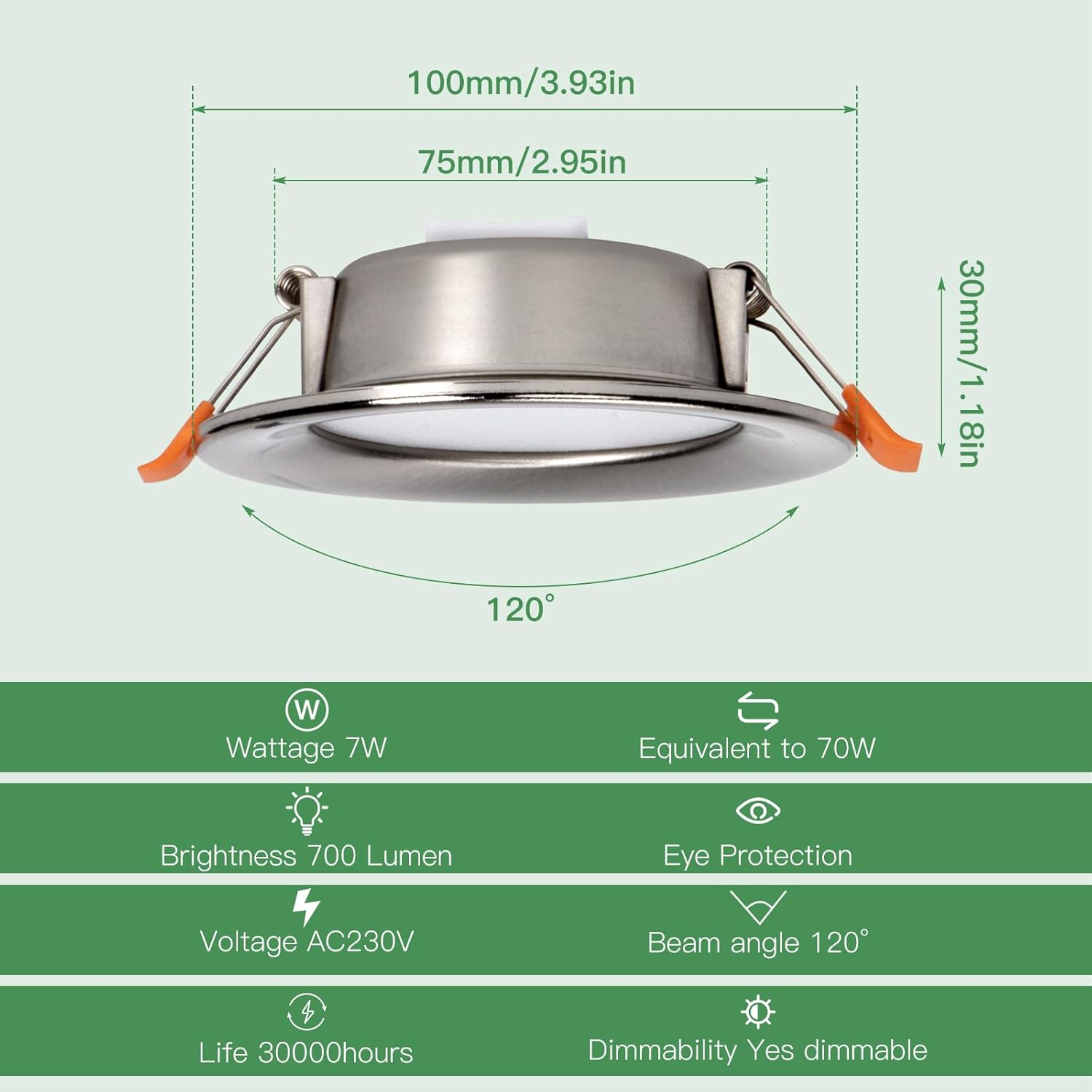 Plafones LED Ultraplanos 7W