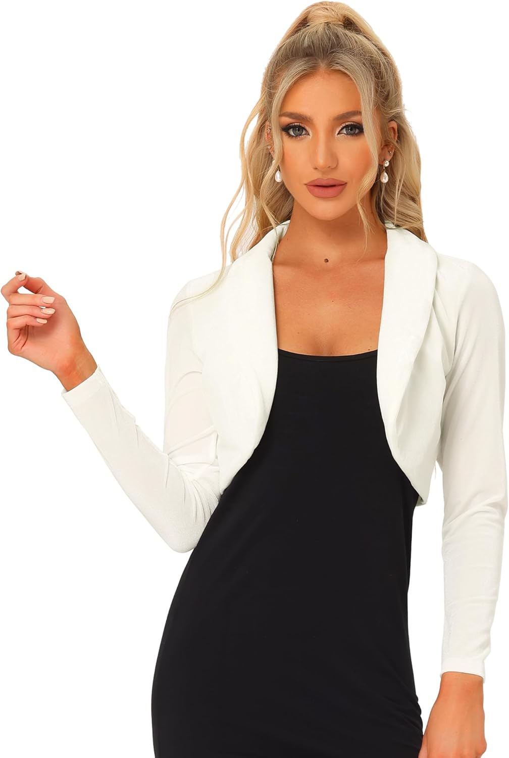 Cardigan Corto de Terciopelo
