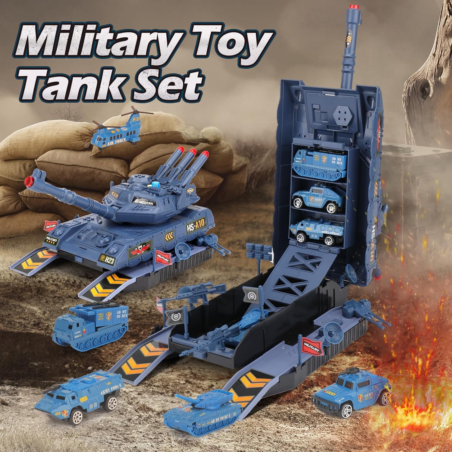 Tanque Militar Juguete con Sonido