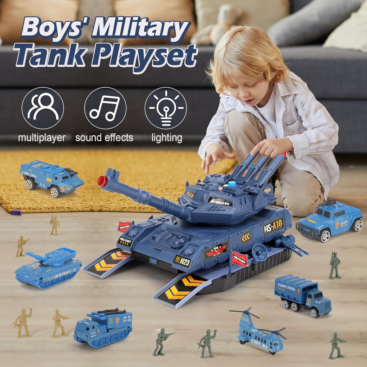 Tanque Militar Juguete con Sonido