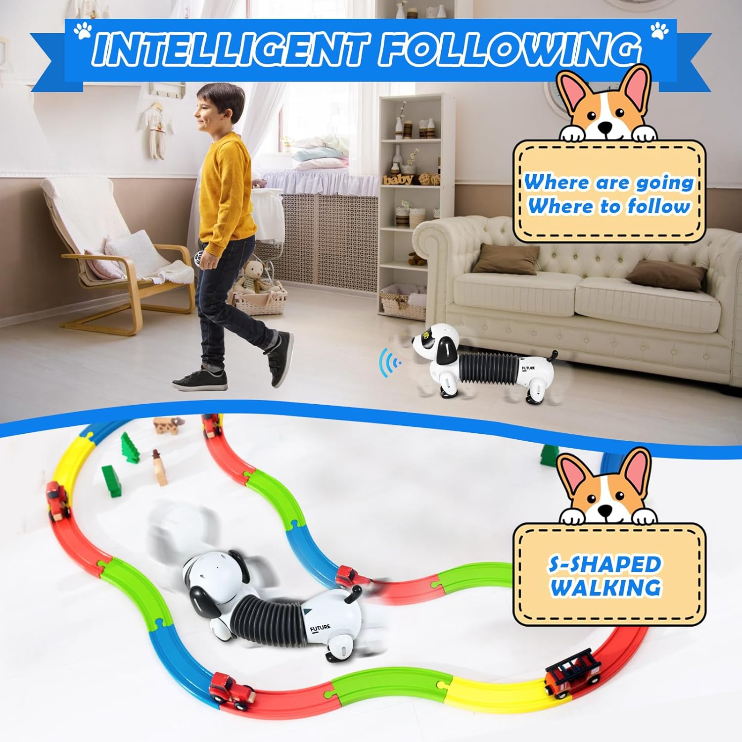 Robot Perro Interactivo para Niños