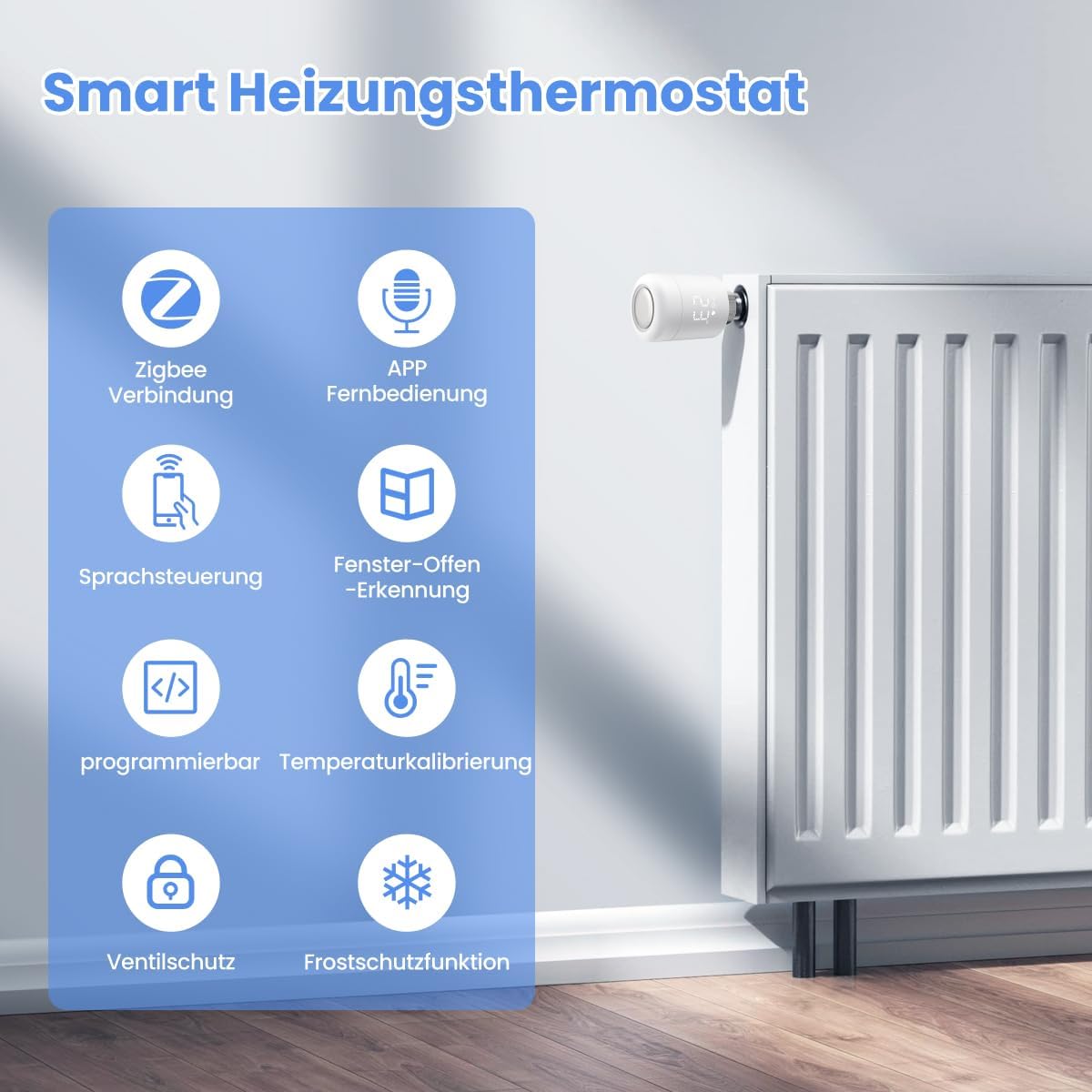 Termostato Zigbee MIUCDA Inteligente