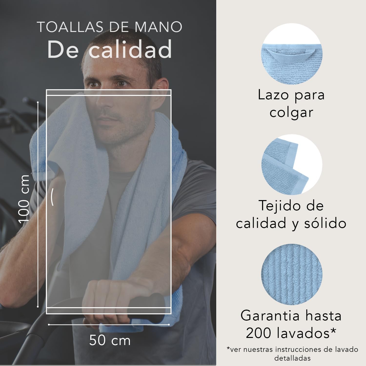 Toallas de Baño Premium Azul