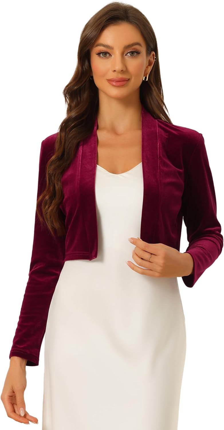 Bolero Largo Allegra K Mujer