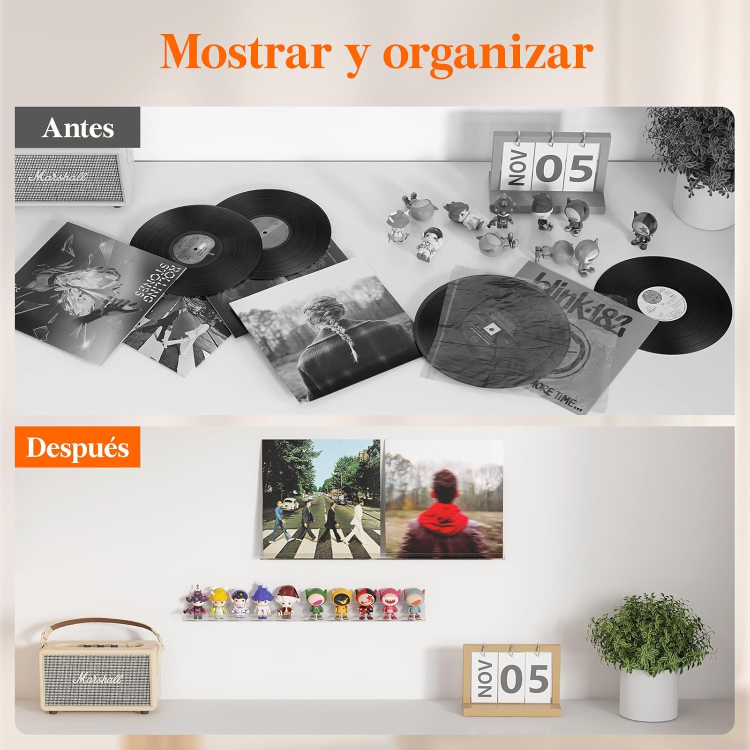 Estantes Flotantes Vinilos 12
