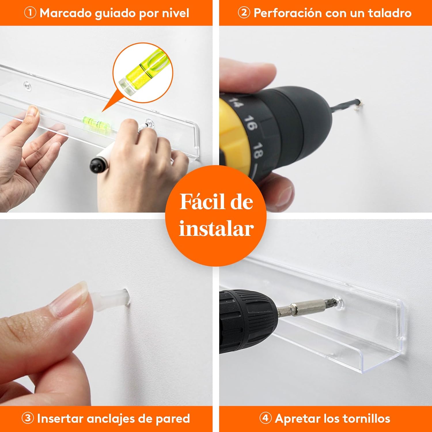 Estantes Flotantes Vinilos 12