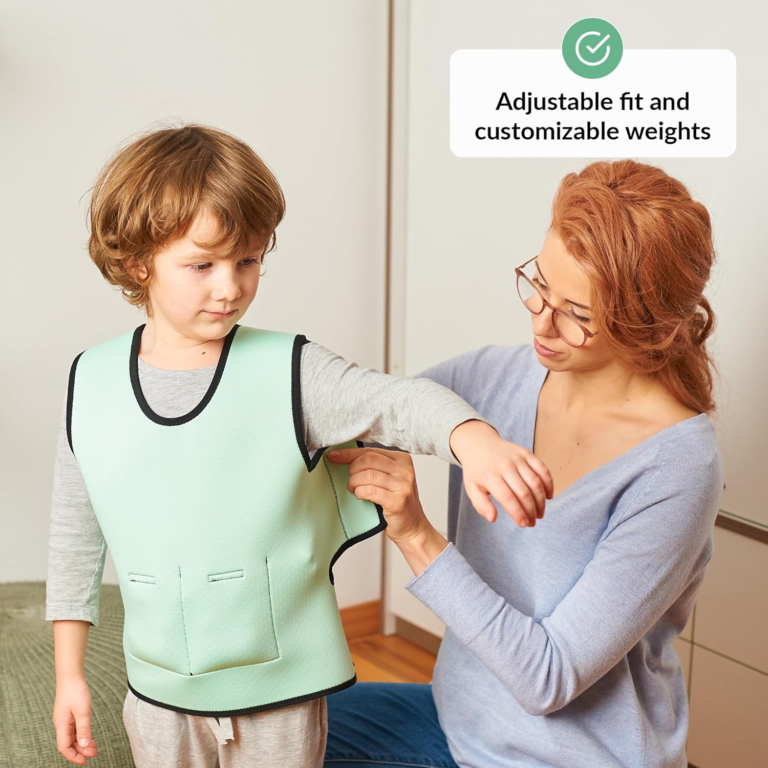 Chaleco lastrado infantil ajustable