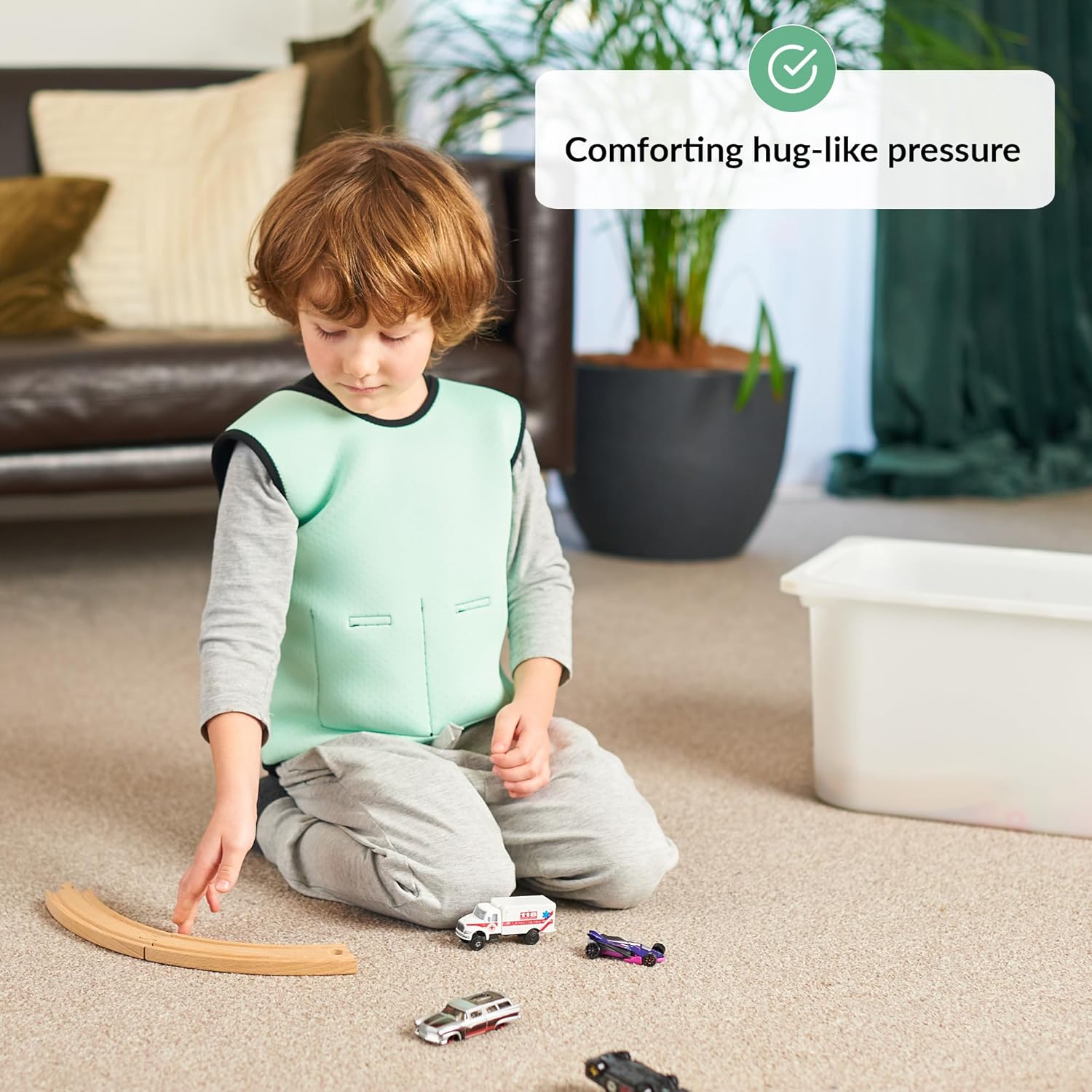 Chaleco lastrado infantil ajustable