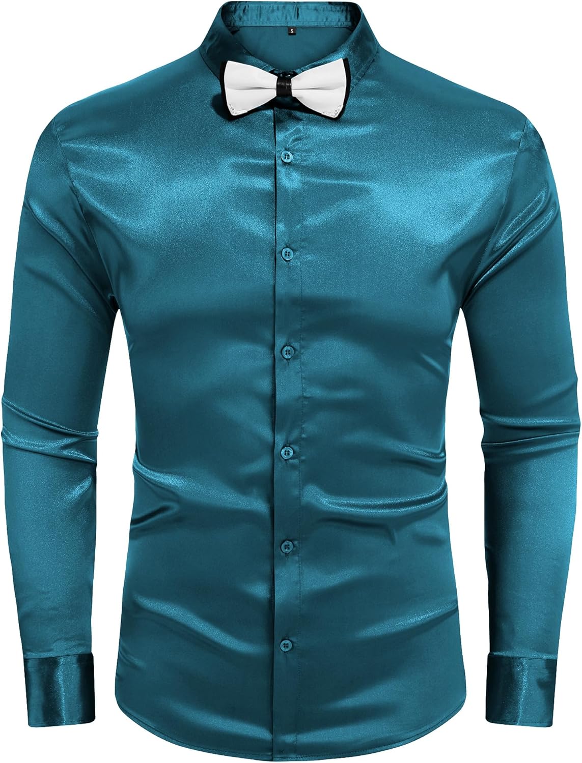 Camisa de Seda Brillante Hombre