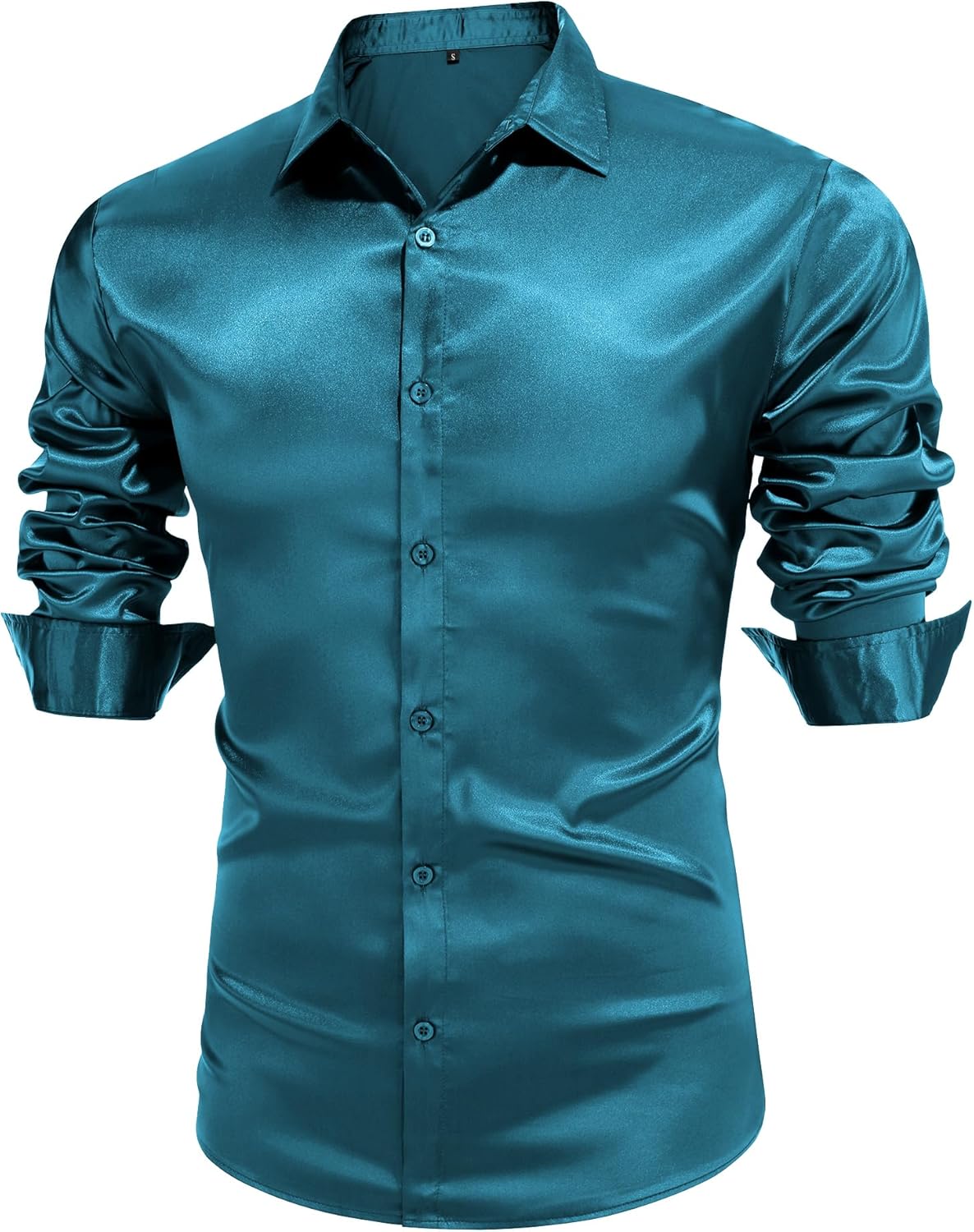 Camisa de Seda Brillante Hombre