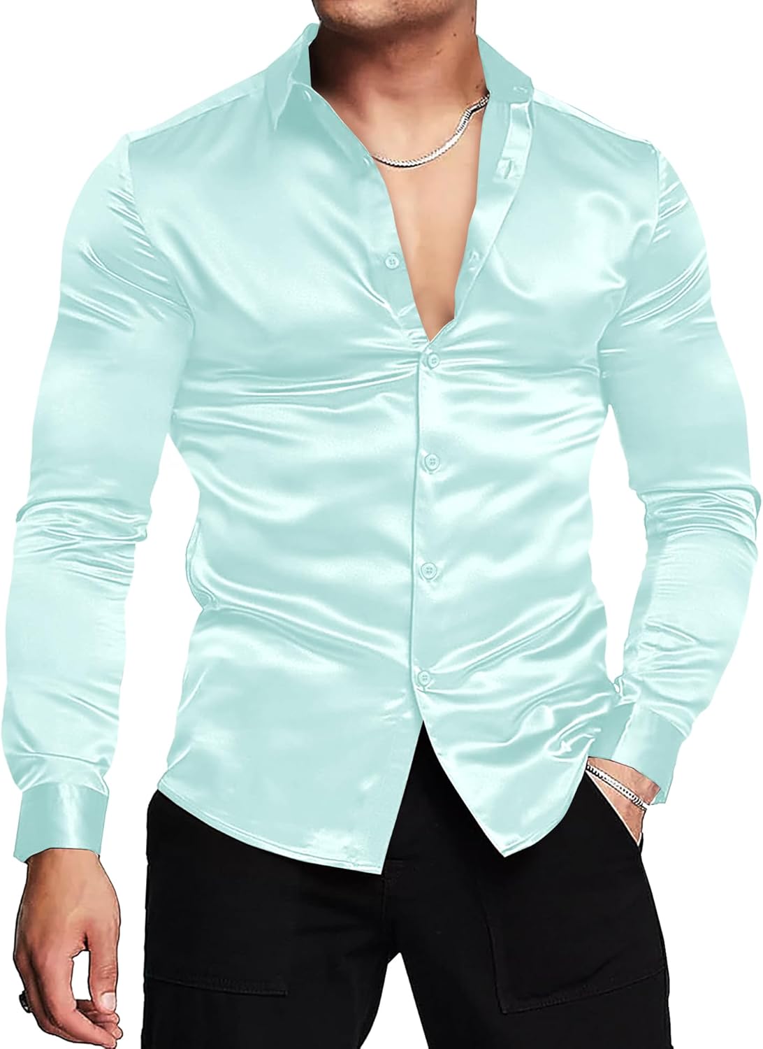 Camisa de Seda Brillante URRU