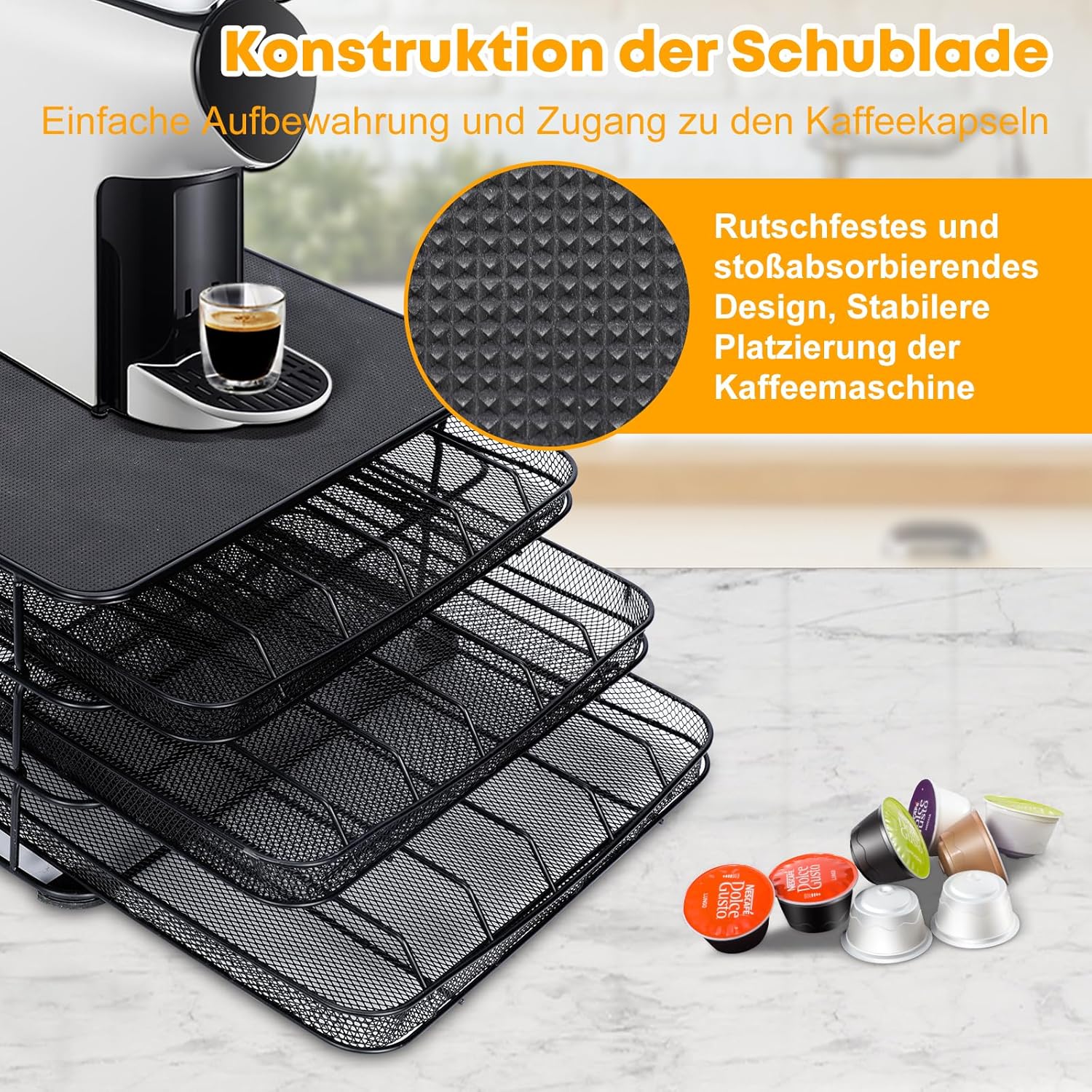 Soporte grande para cápsulas Dolce Gusto