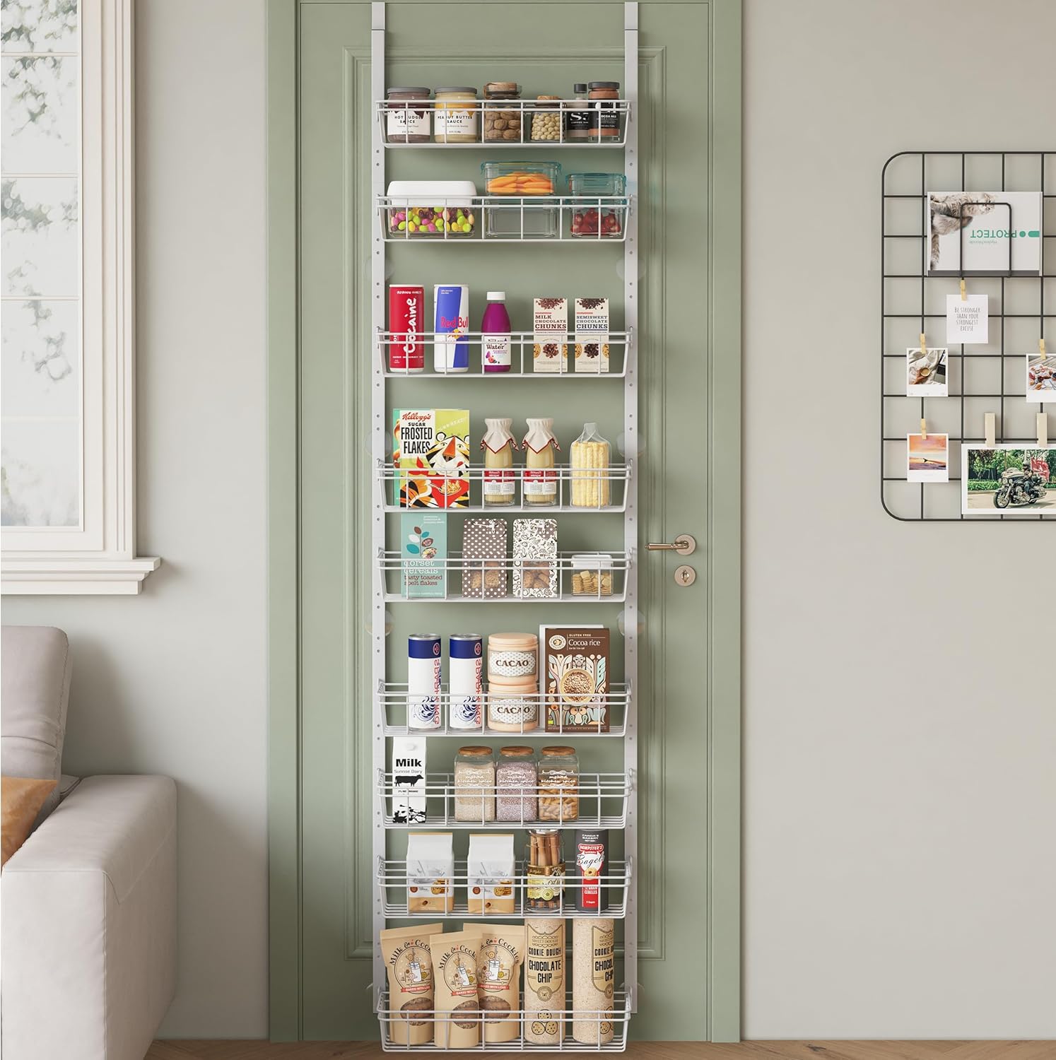 Organizador colgante puerta 9 estantes