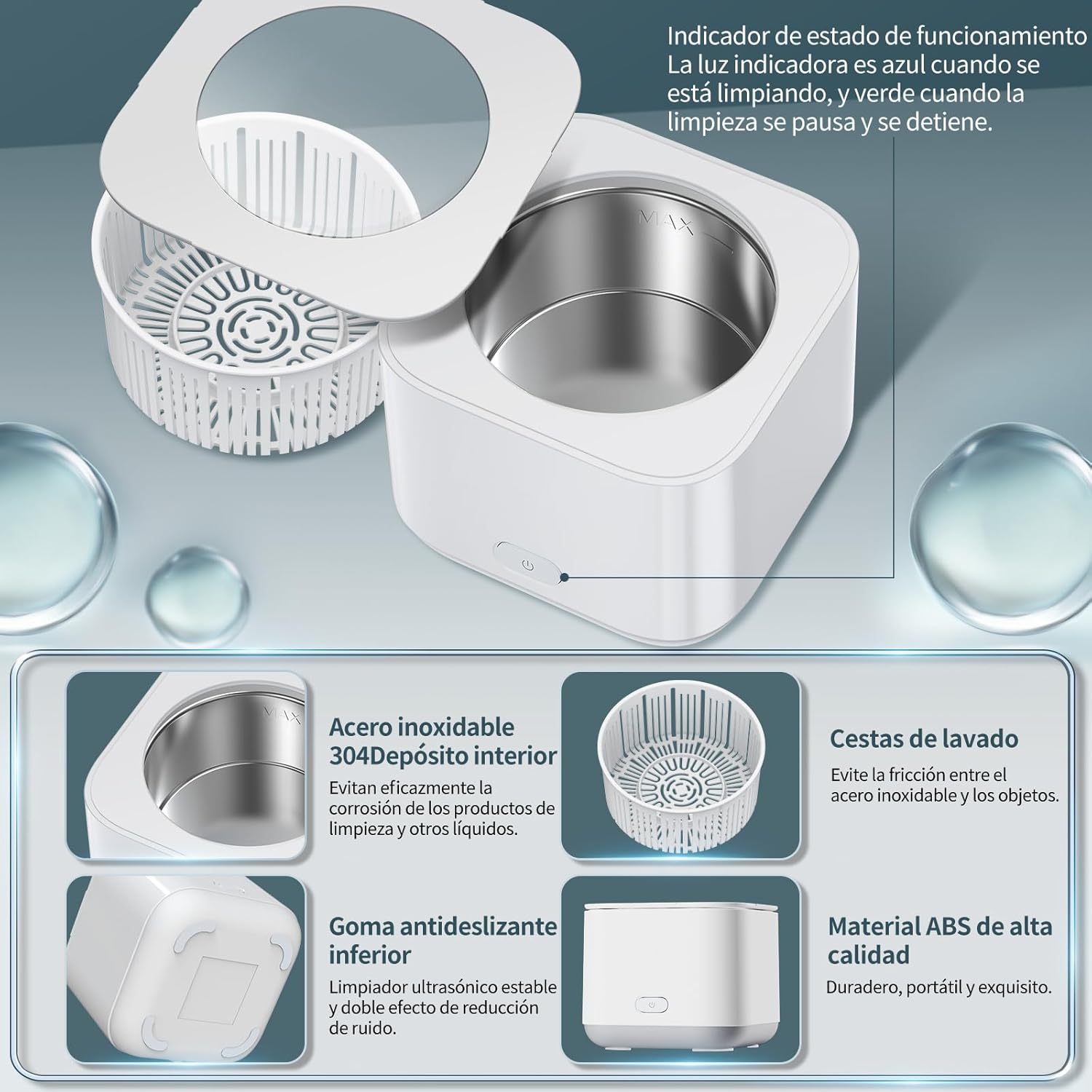 Limpiador Ultrasónico Dental 360°