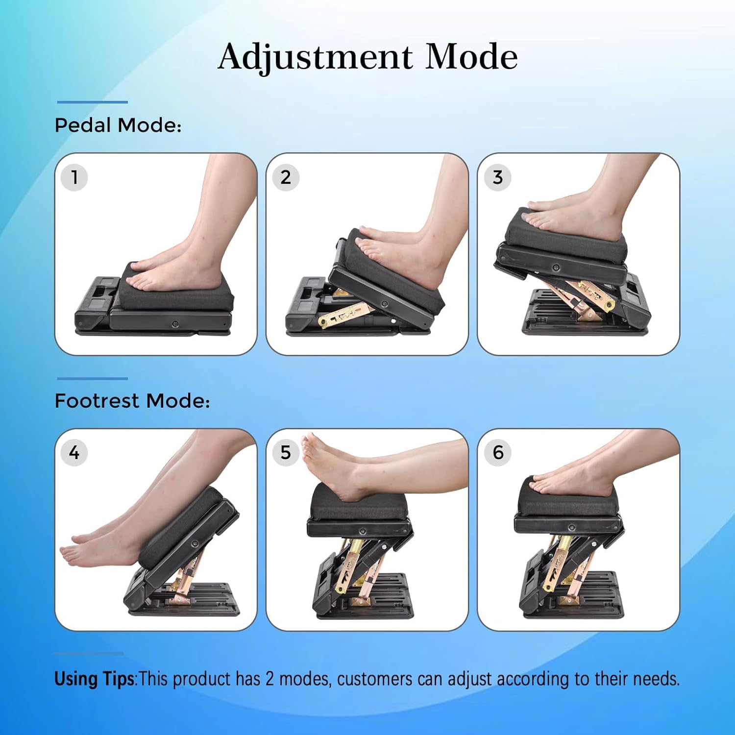Reposapiés Ergonómico Ajustable