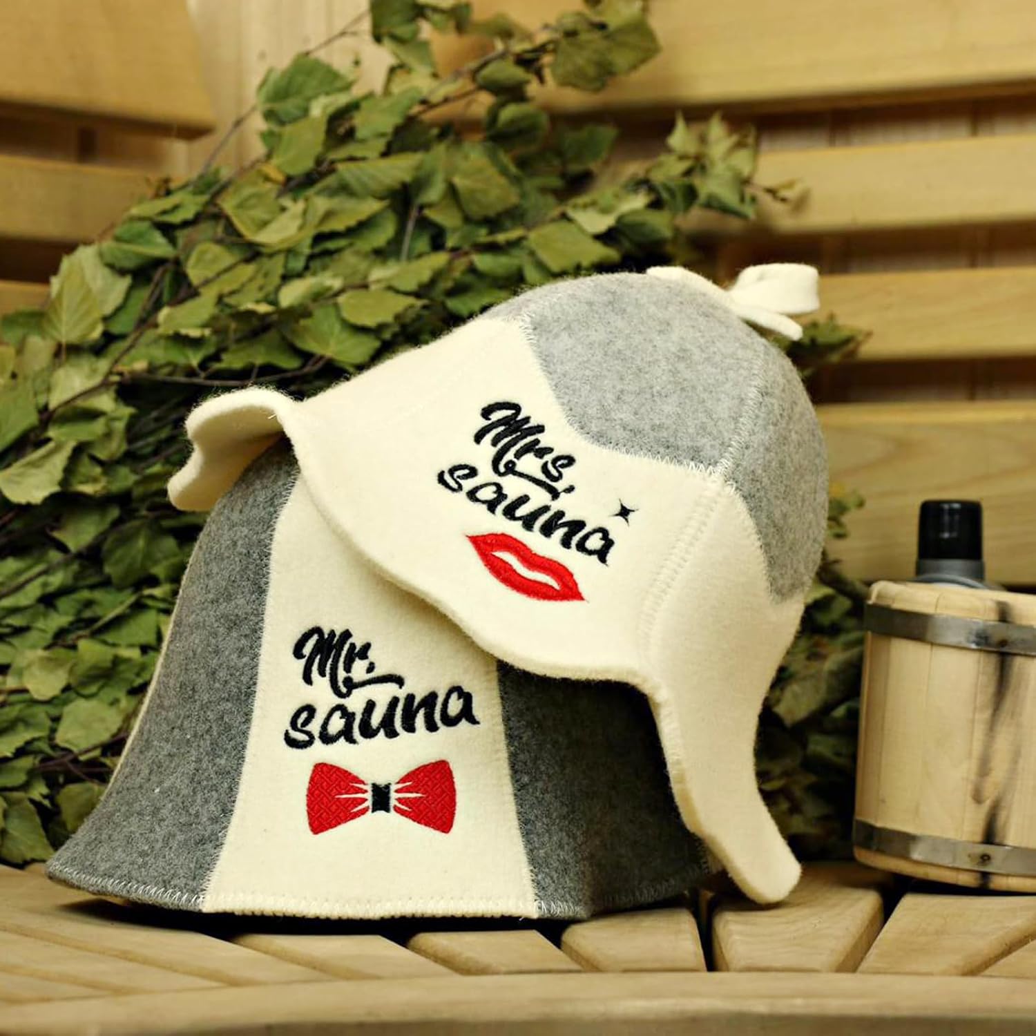 Gorro de Sauna Mr + Mrs Sauna