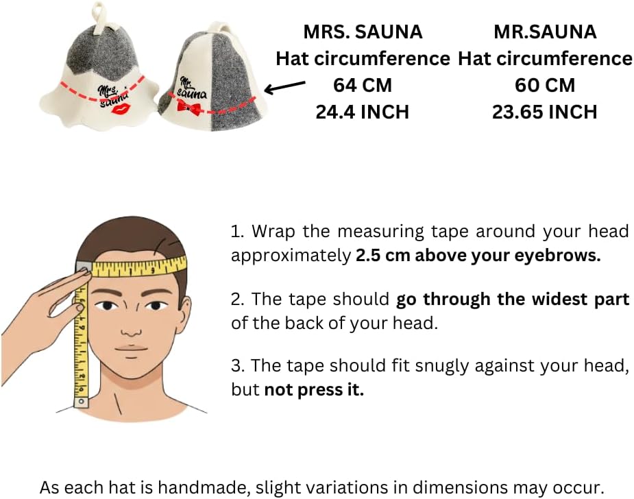 Gorro de Sauna Mr + Mrs Sauna