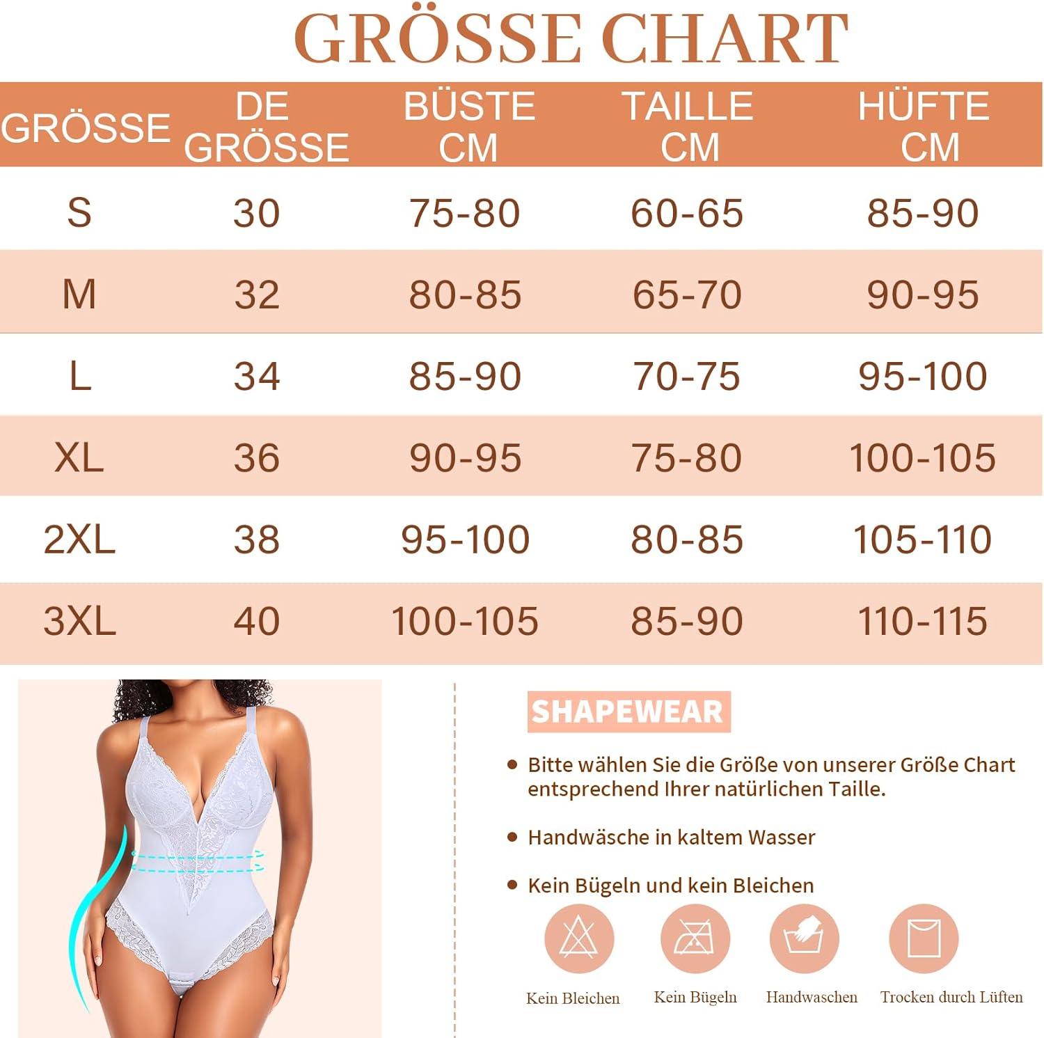 Shapewear Body Shaper Damen
