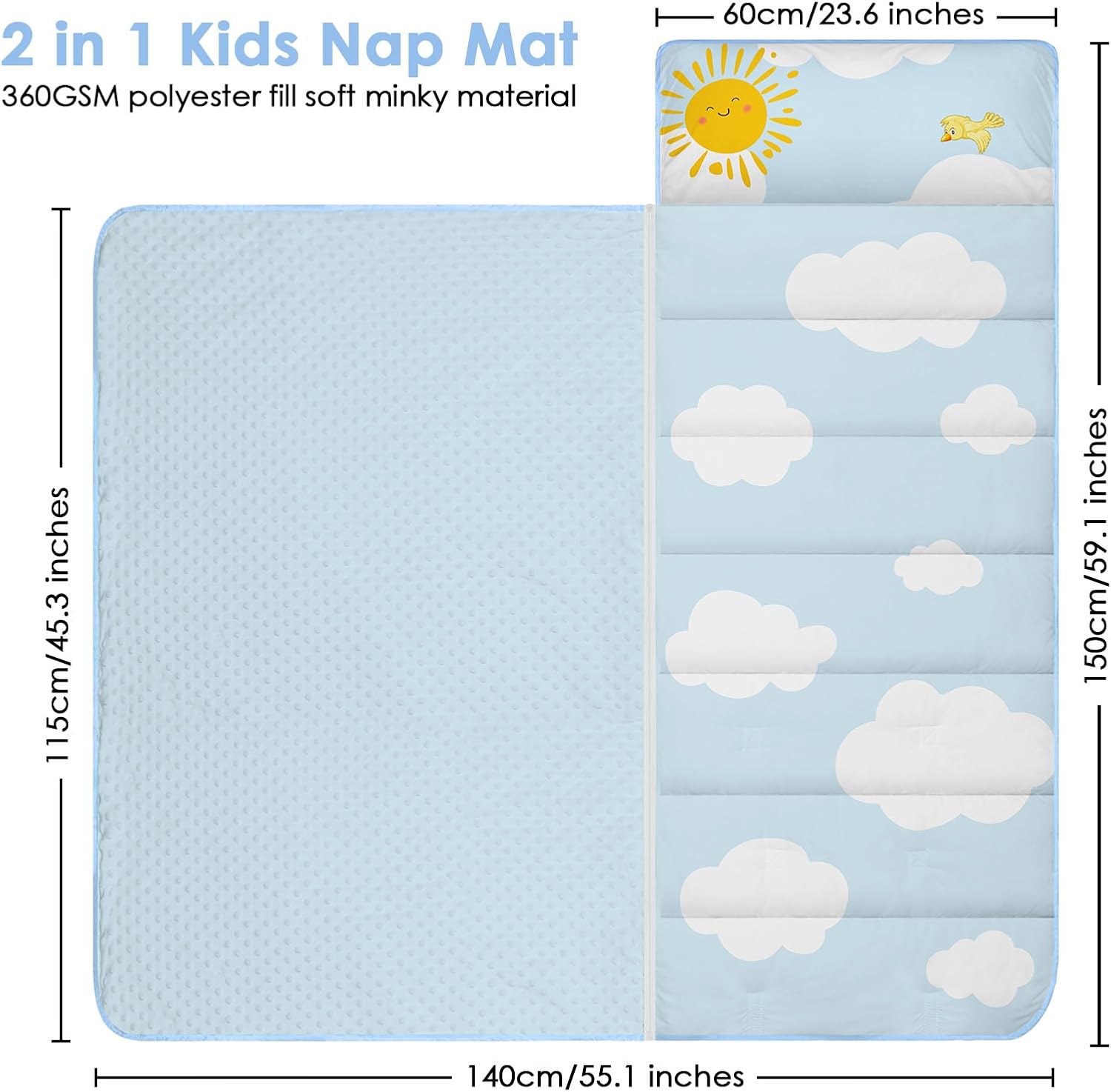 Saco de dormir 2 en 1 para niños