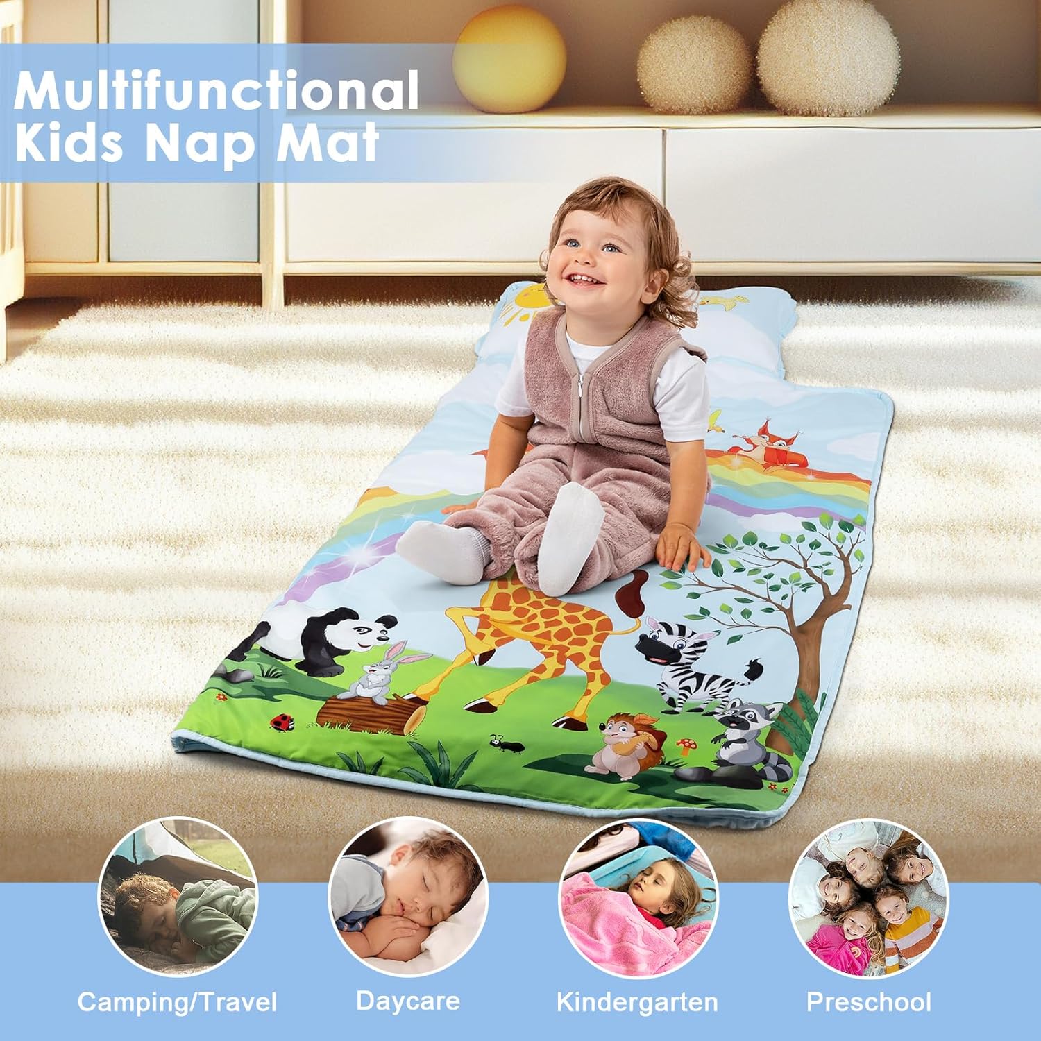 Saco de dormir 2 en 1 para niños