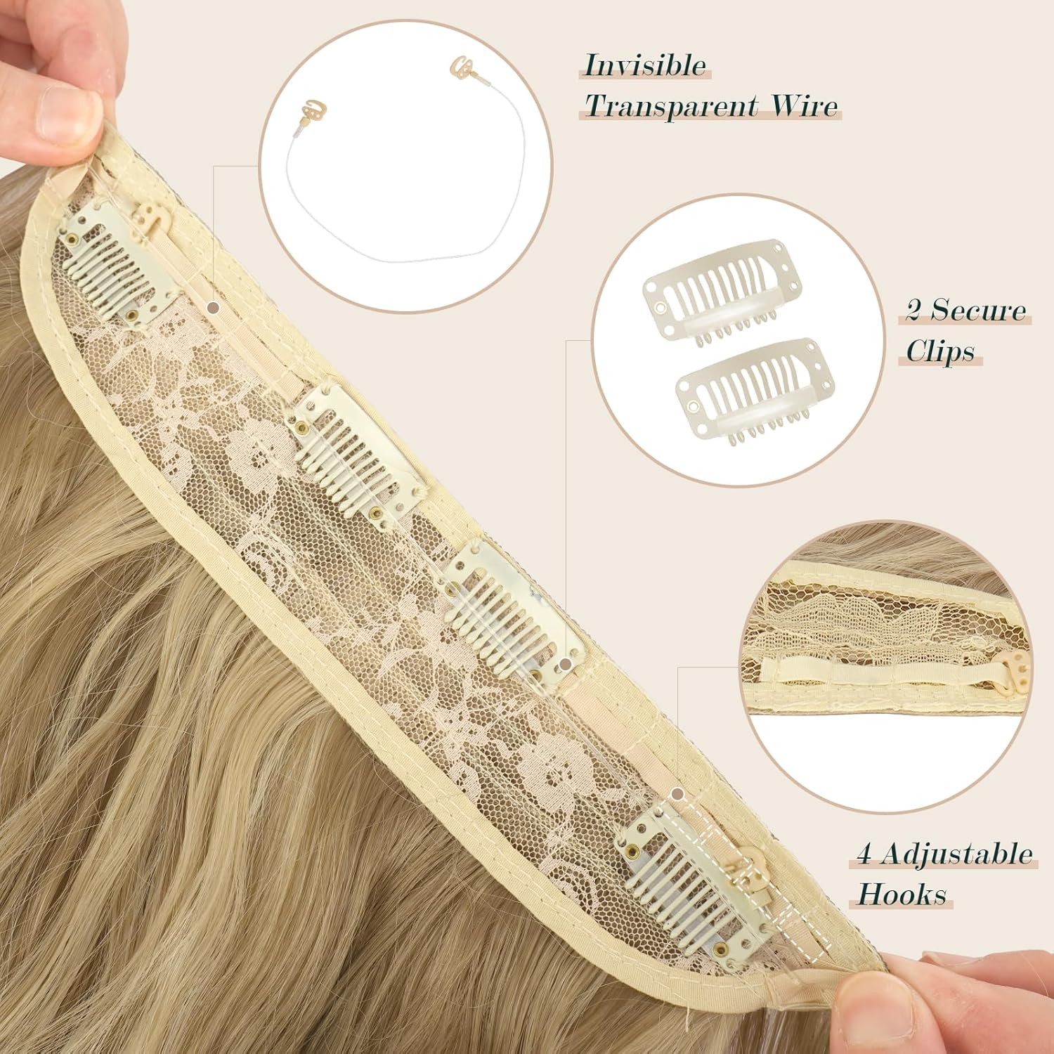 Extensiones Hilo Invisible 40 cm