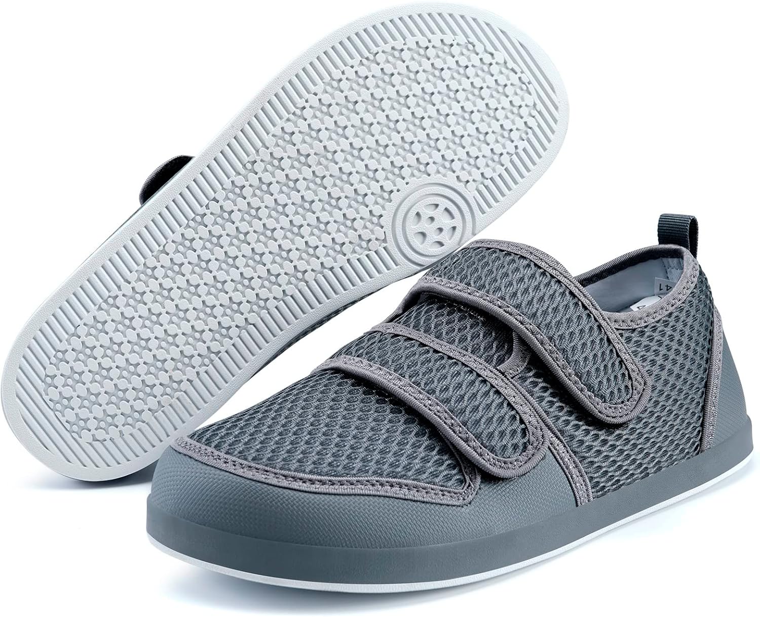 Sandalias Ortopédicas Diabéticos - Talla 42 Color Gris