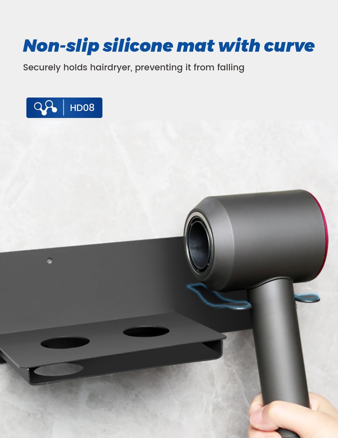 Soporte Pared Secador Pelo Dyson