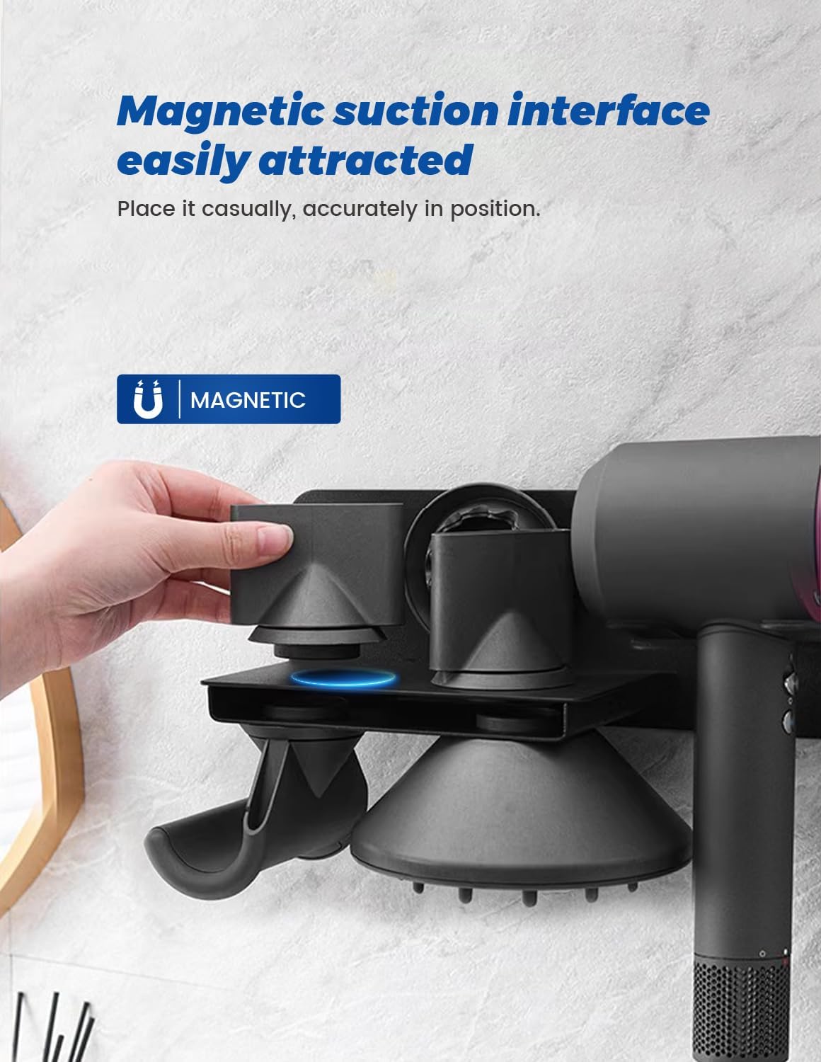 Soporte Pared Secador Pelo Dyson