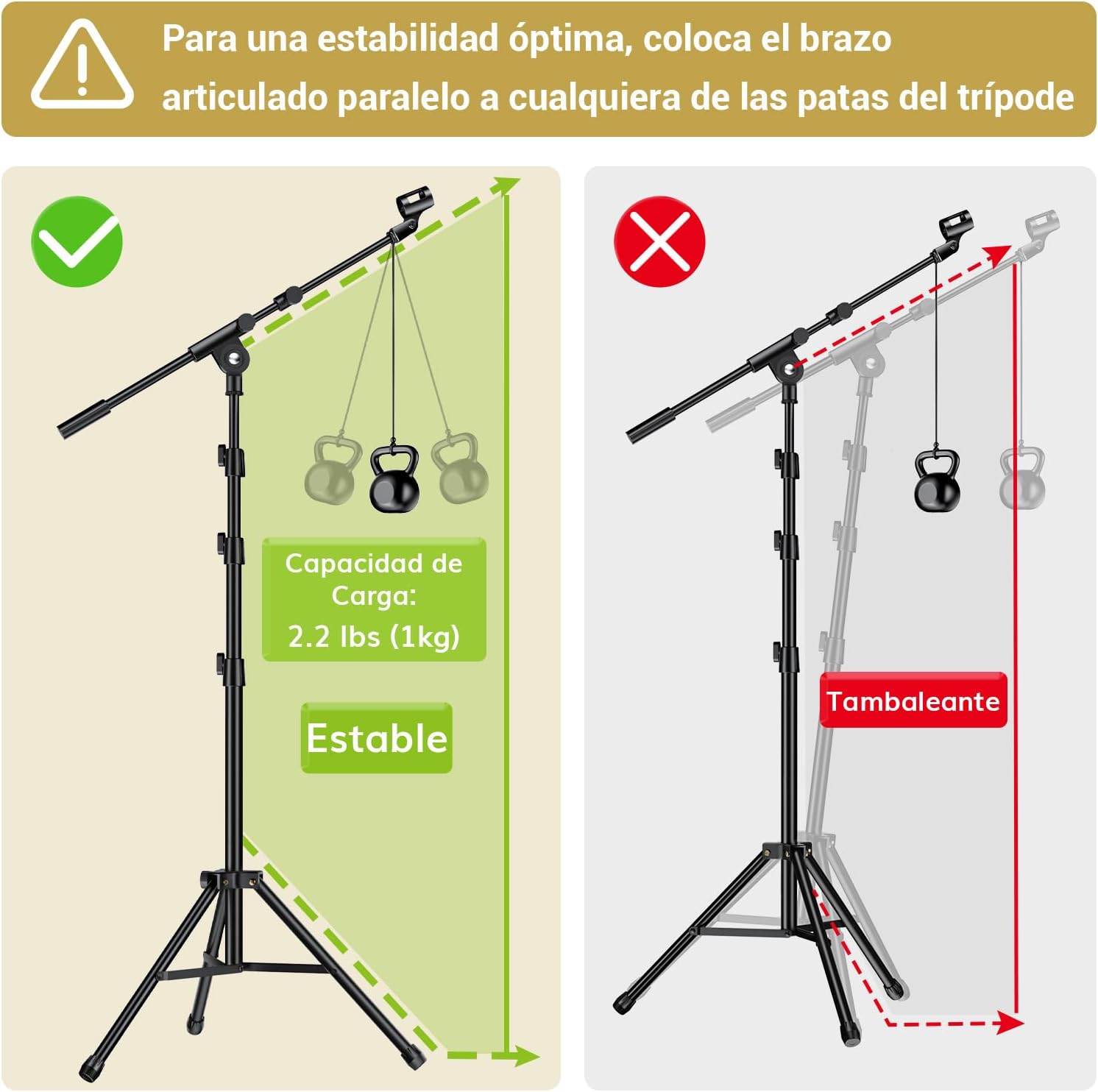 Soporte de Micrófono T35