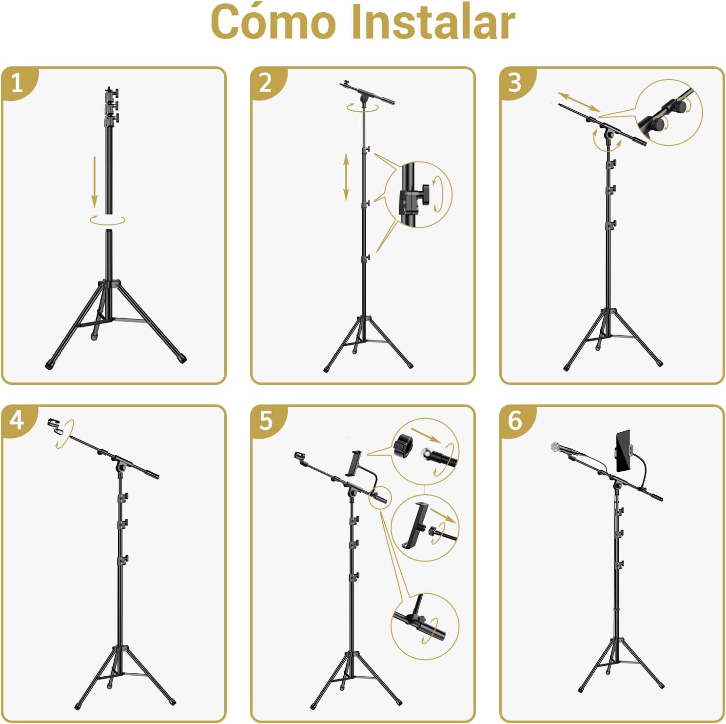 Soporte de Micrófono T35