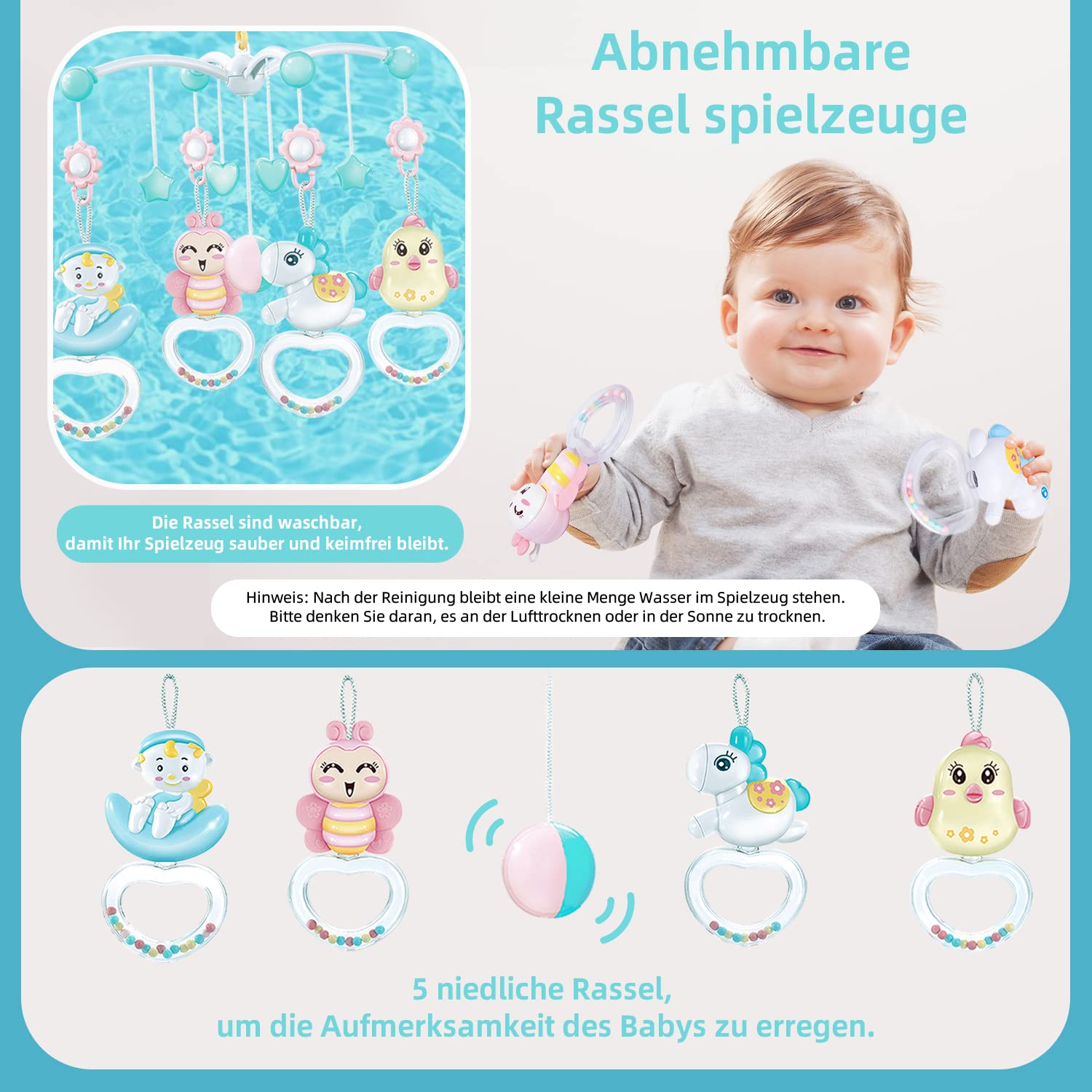 Móvil eléctrico para bebé