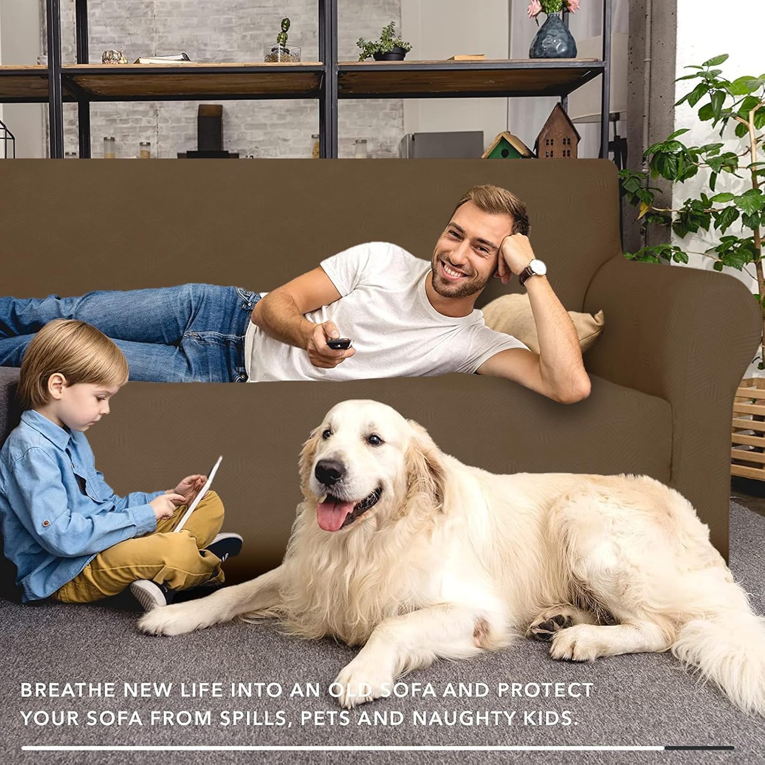 Funda Sofa 2 Plazas Ajustable