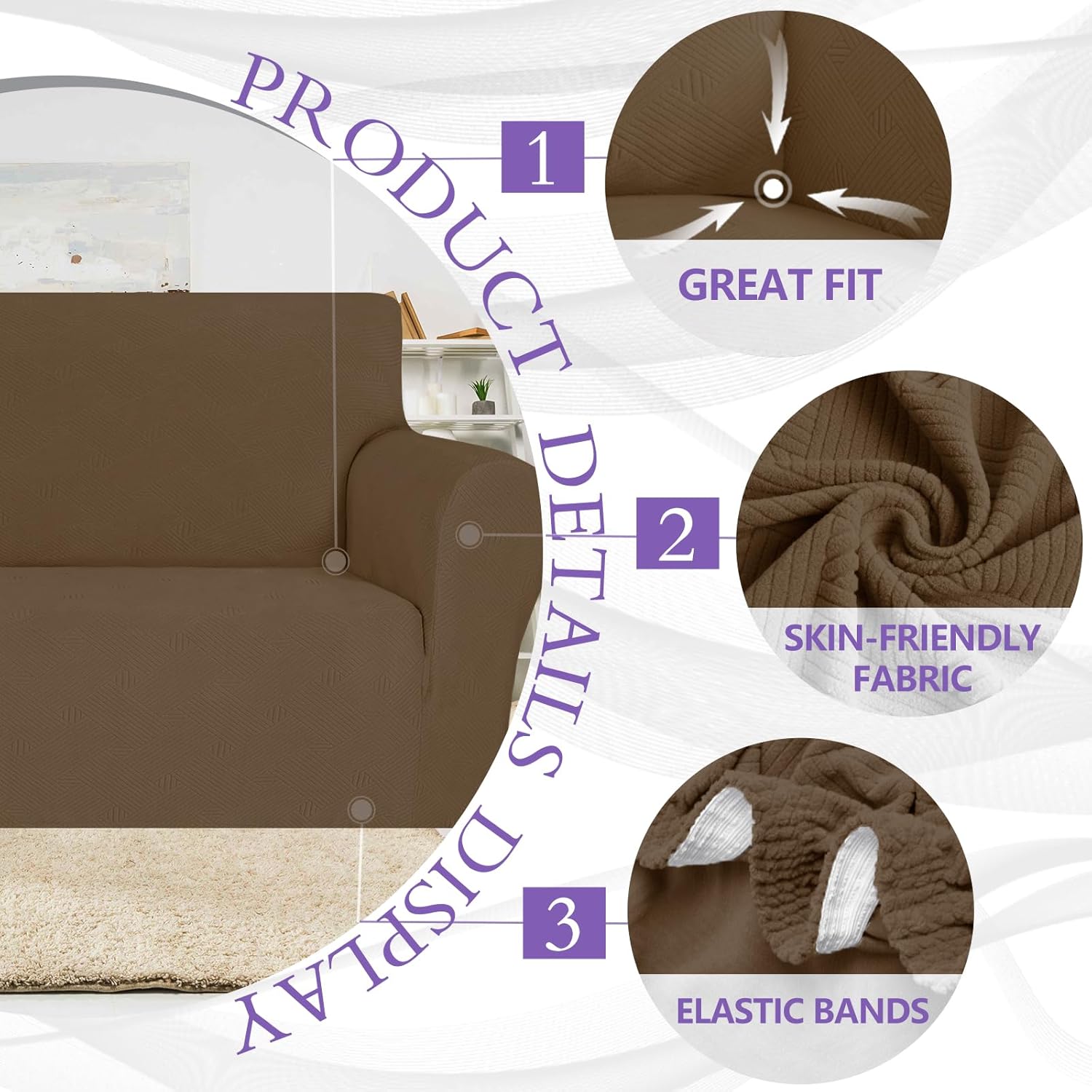 Funda Sofa 2 Plazas Ajustable